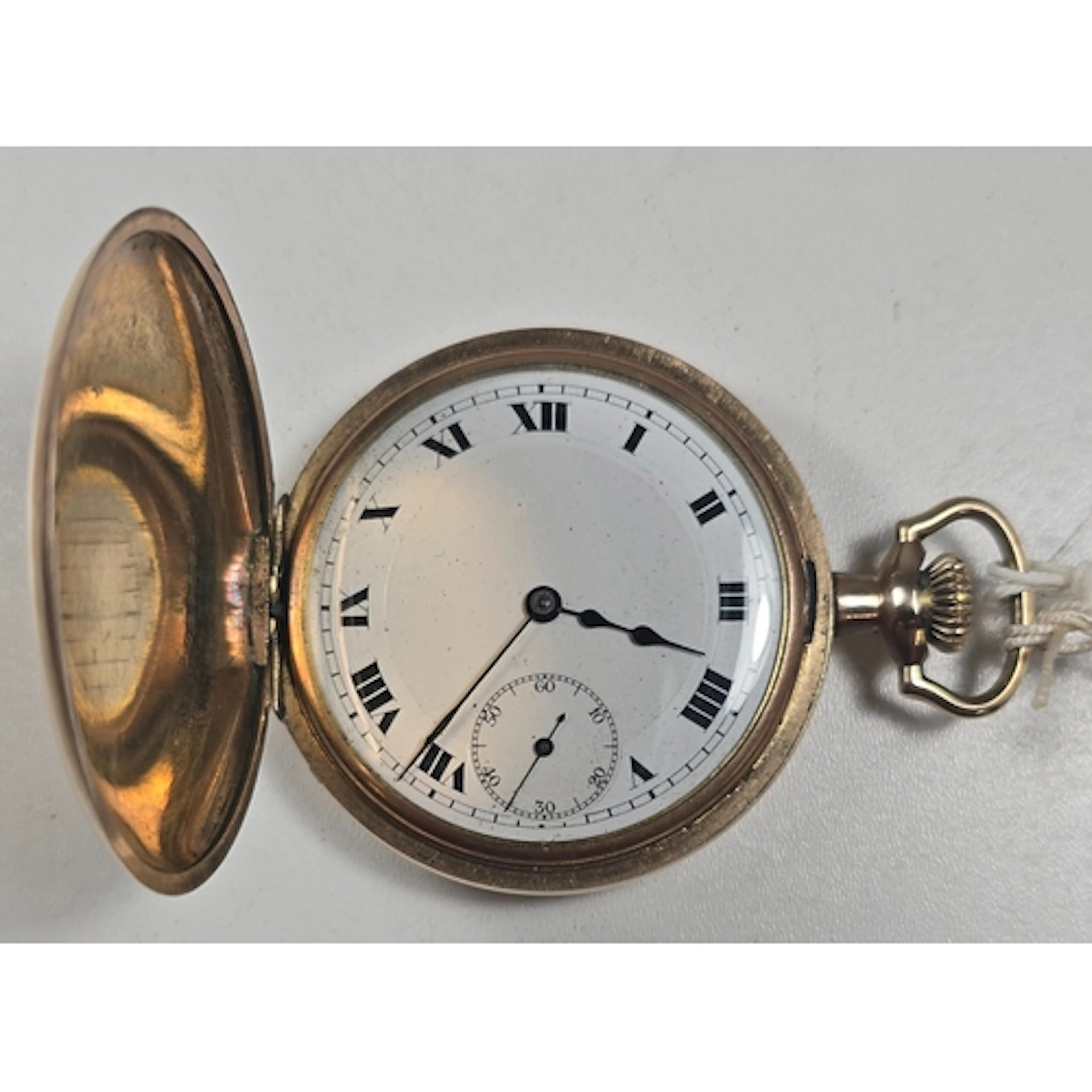 A Swiss "Burens" Hunter pocket watch, with 17 jewel movement...
