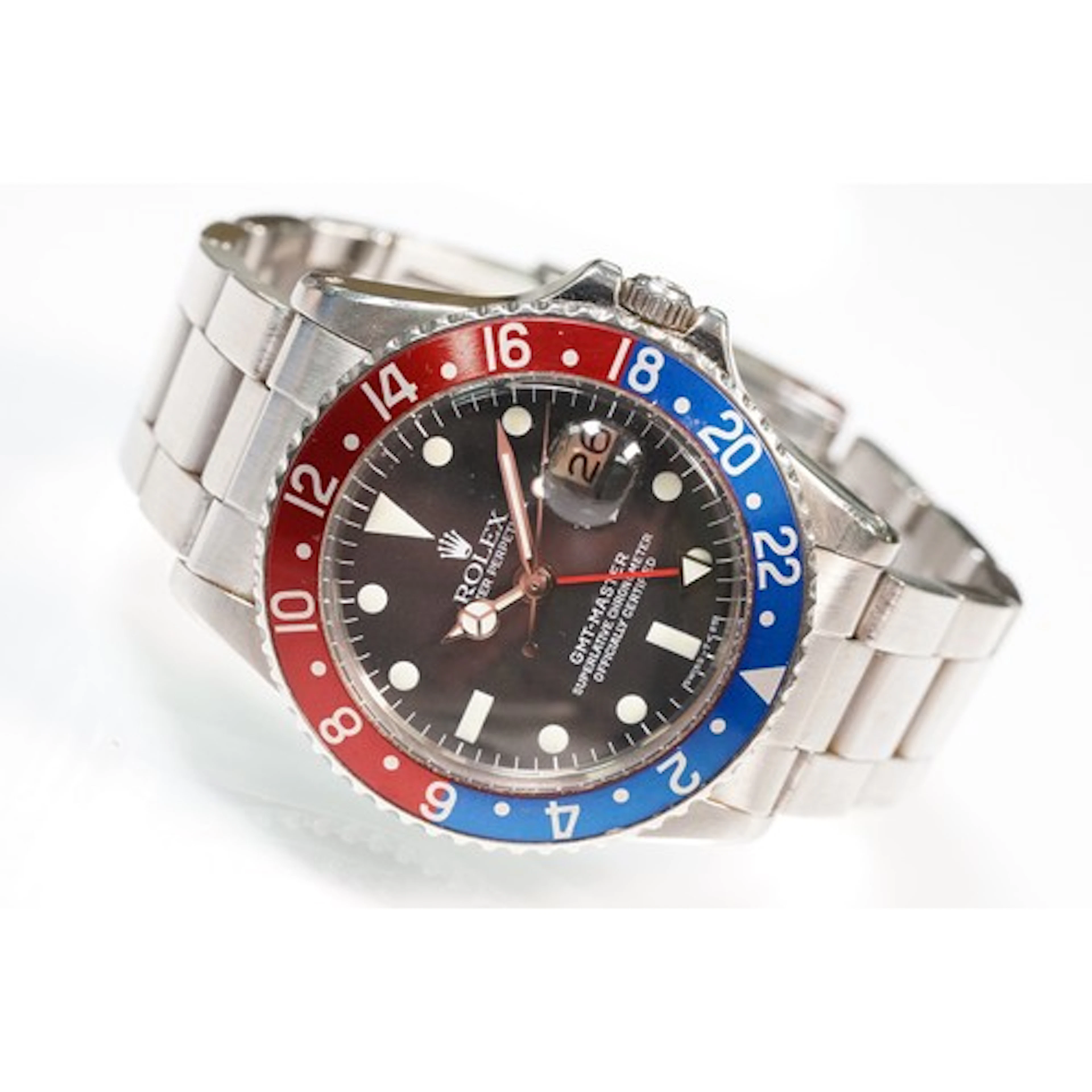 Rolex GMT Master 'Pepsi' Oyster Perpetual gentleman's wrist ...