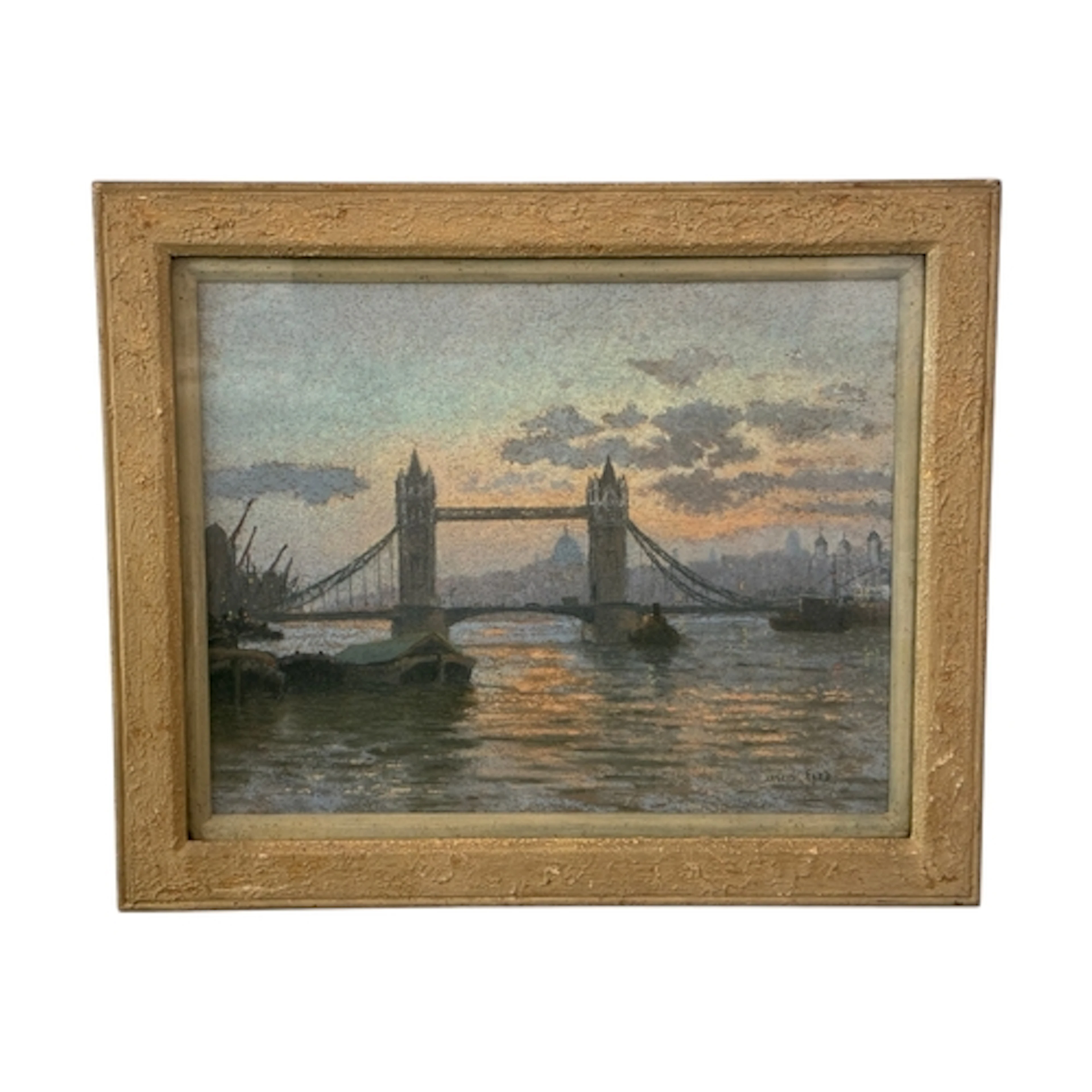 Leslie Ford (1885-1959) - The Tower Bridge from Cherry Garde...