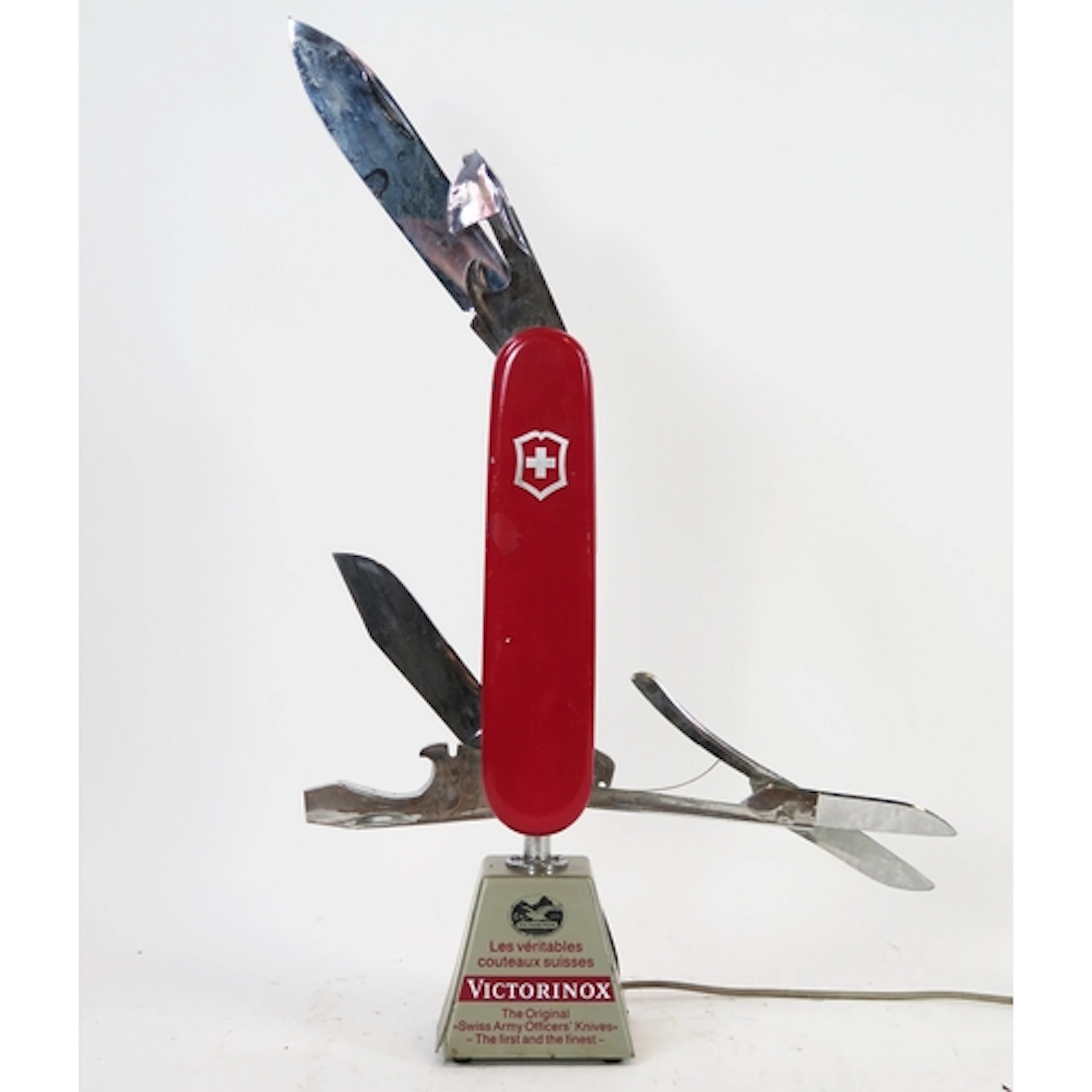 A Victorinox shop display electric operated advertising Swis...