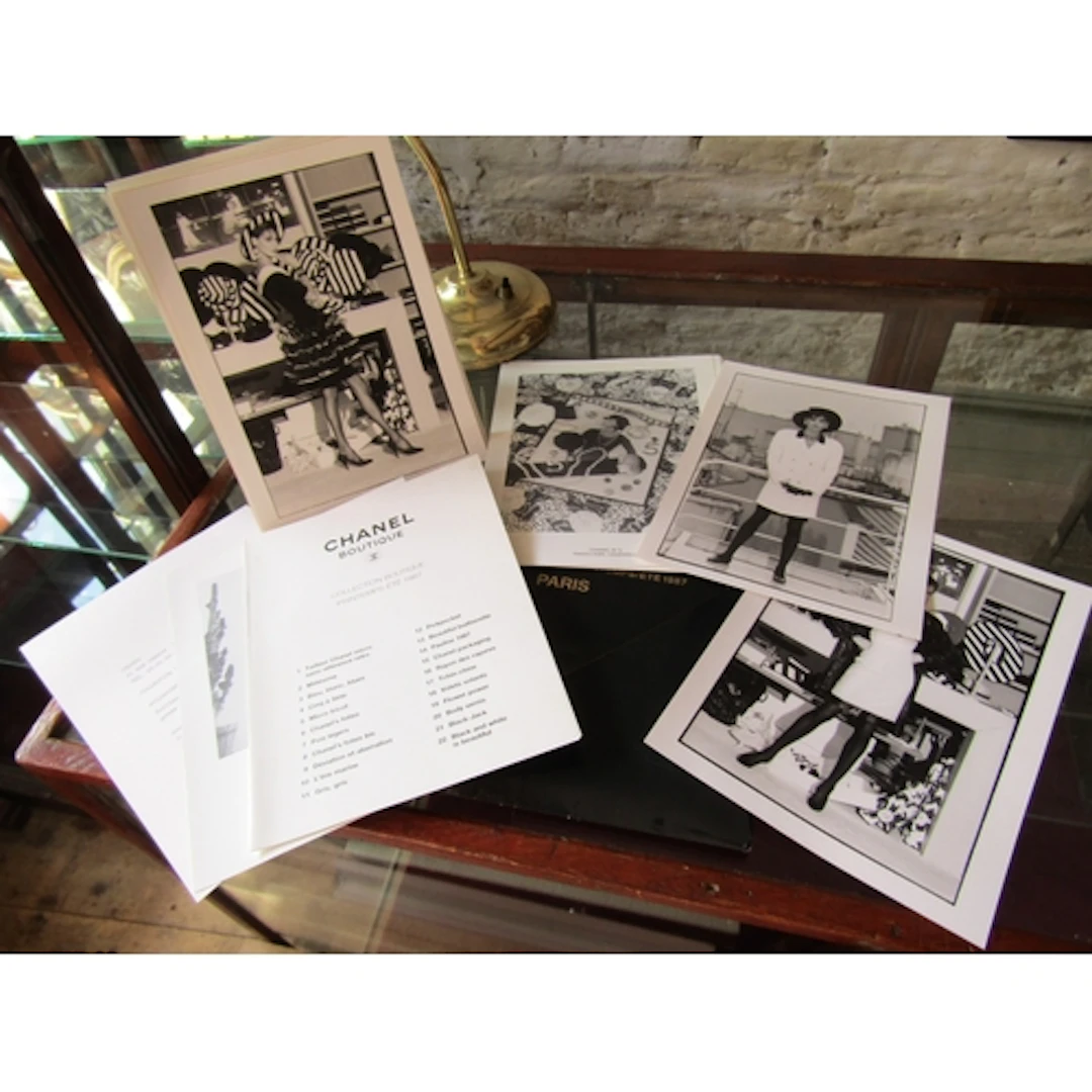 Chanel Promotional Material 1987 Various Fashion Part Photog...
