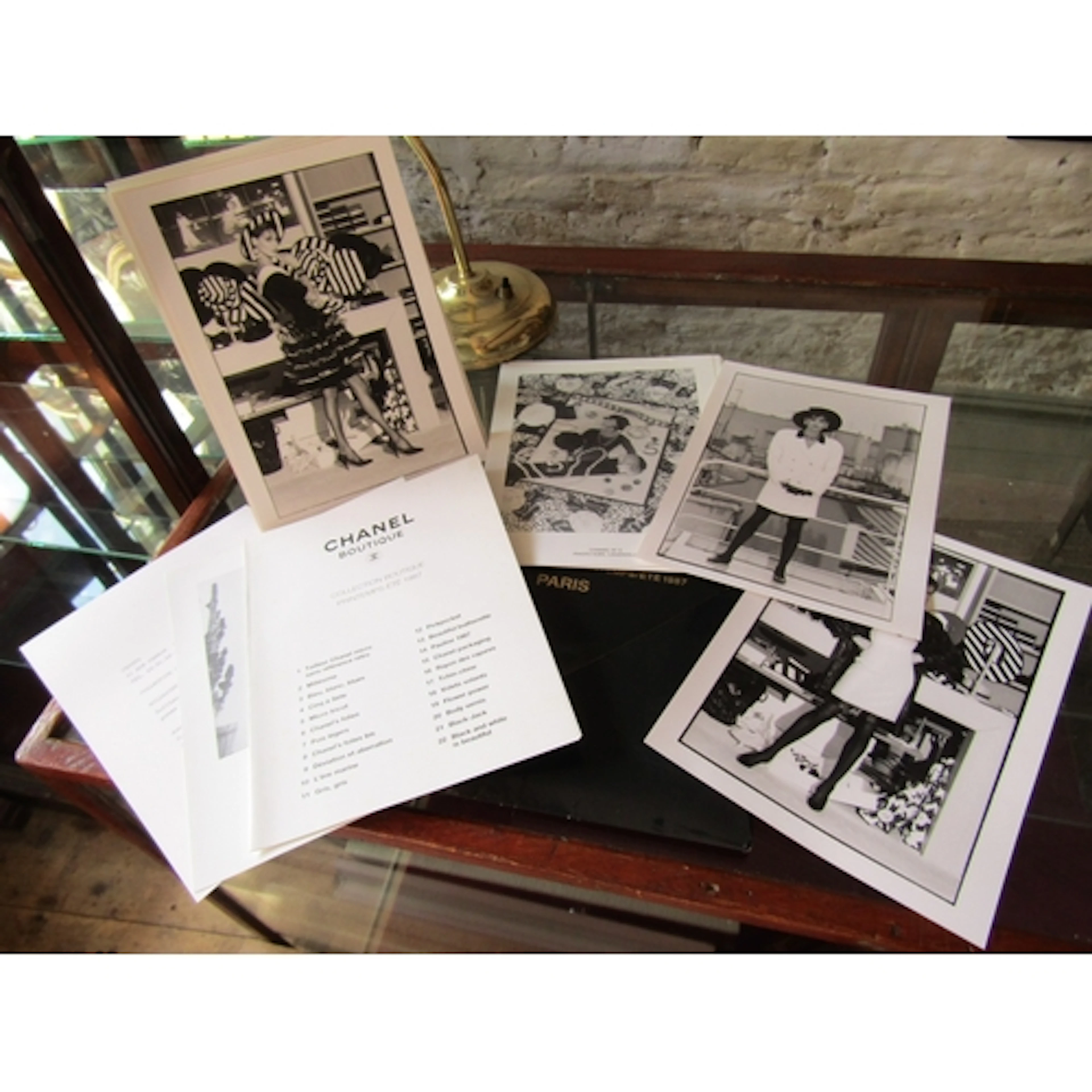 Chanel Promotional Material 1987 Various Fashion Part Photog...