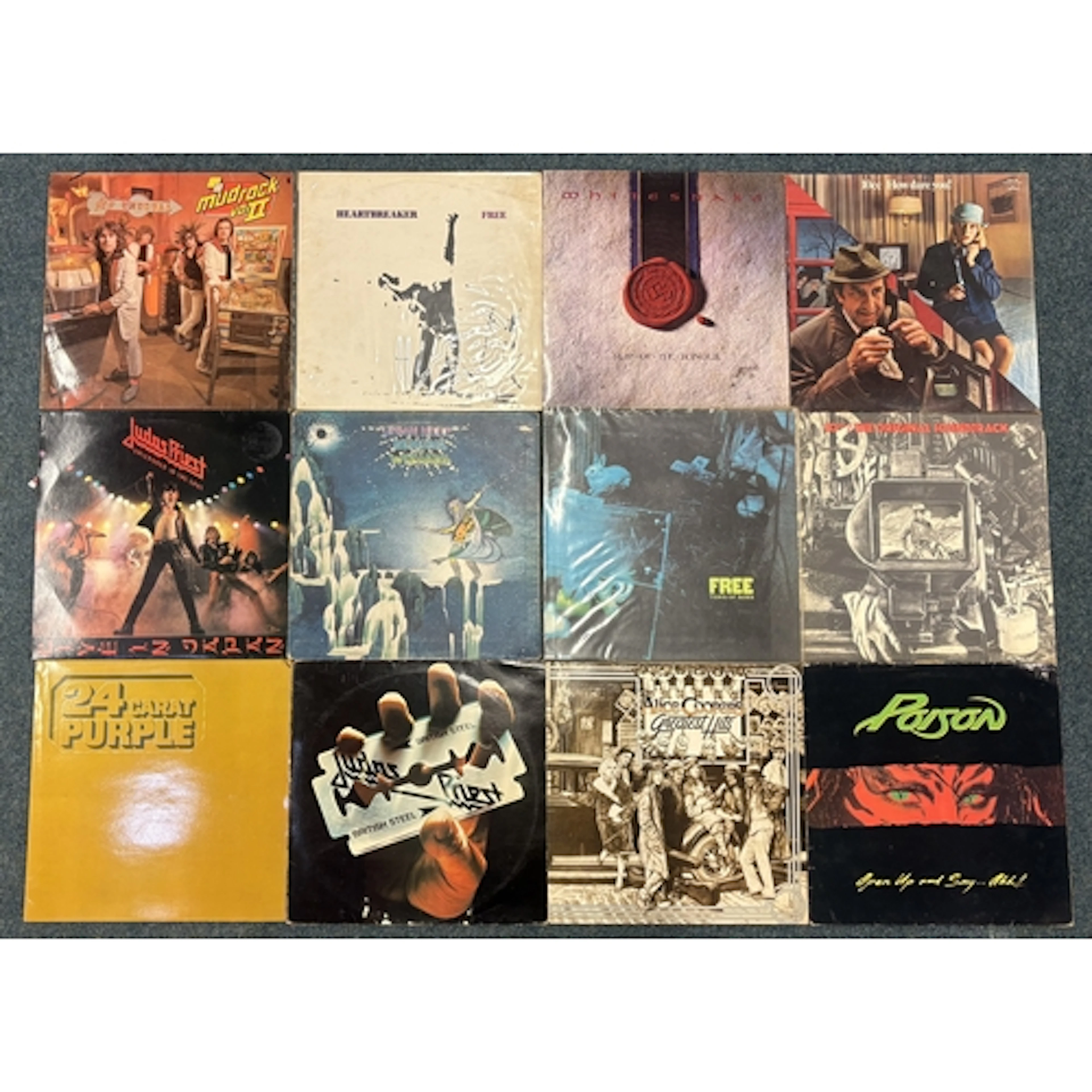12 x LP vinyl records - To include 1970s and 1980s Classic R...