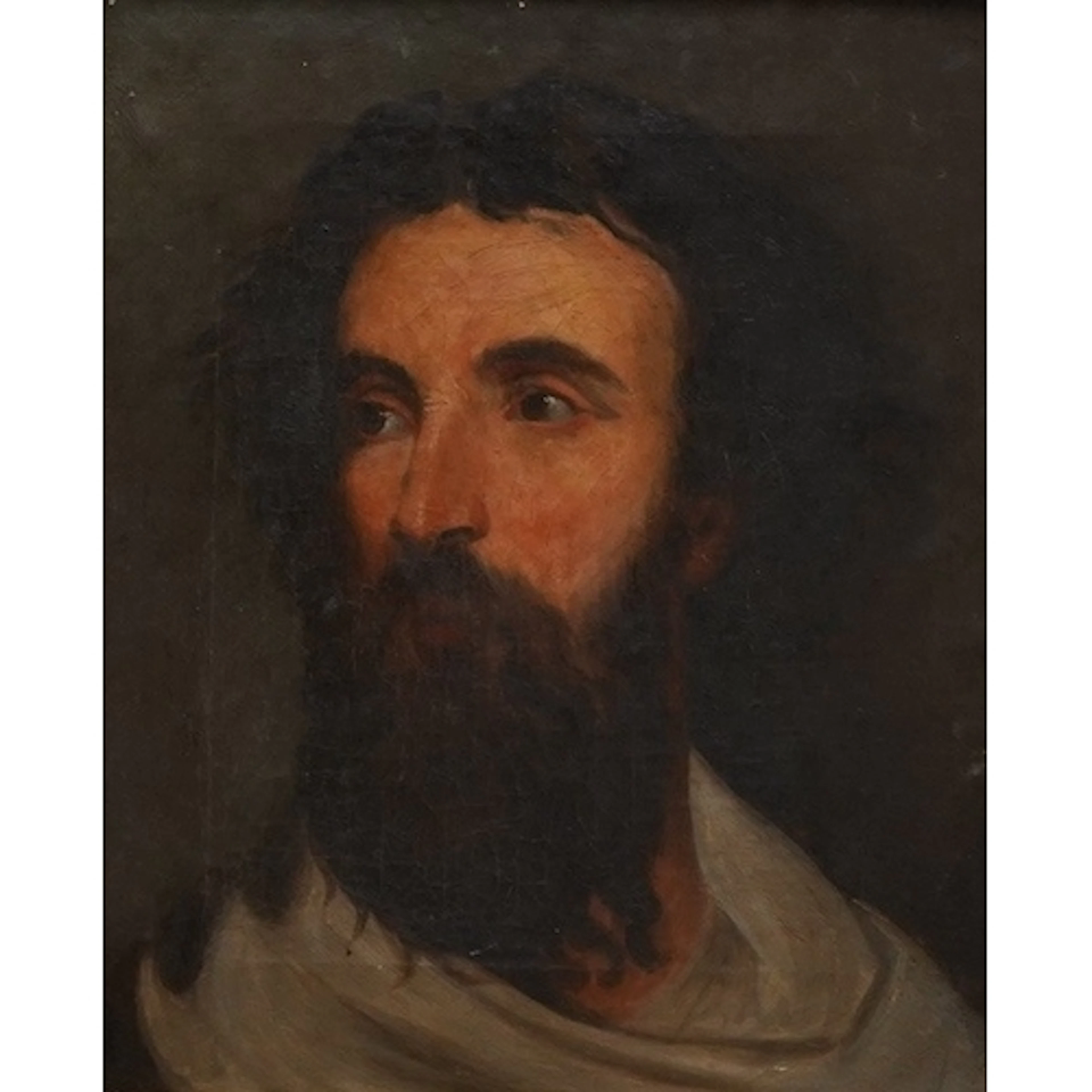 In the style of Titian, portrait of a bearded gentleman, 19t...