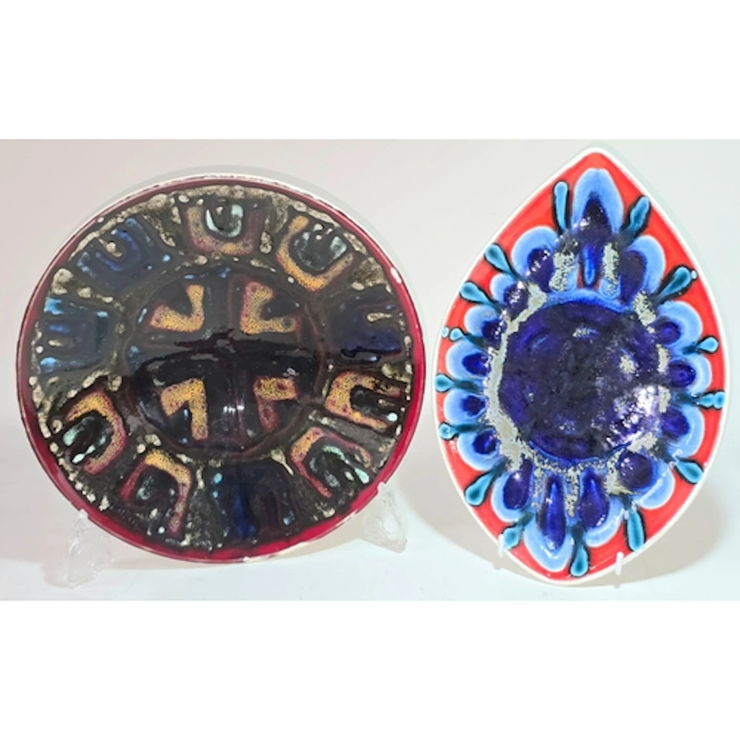 Poole Pottery shape 57 Delphis bowl 10.25" dia decorated by ...
