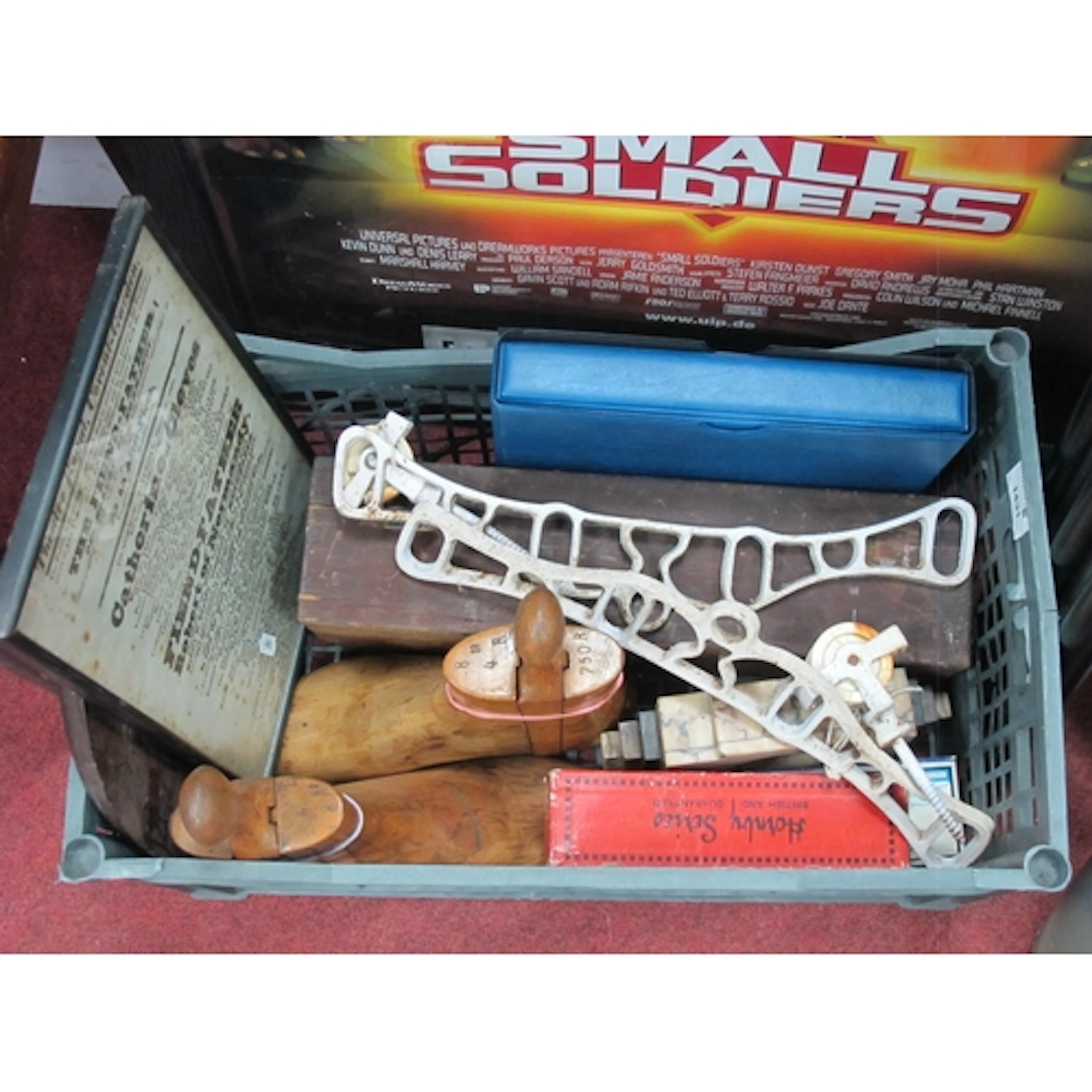 Various Collectables, including a marble clock case, an 1832...