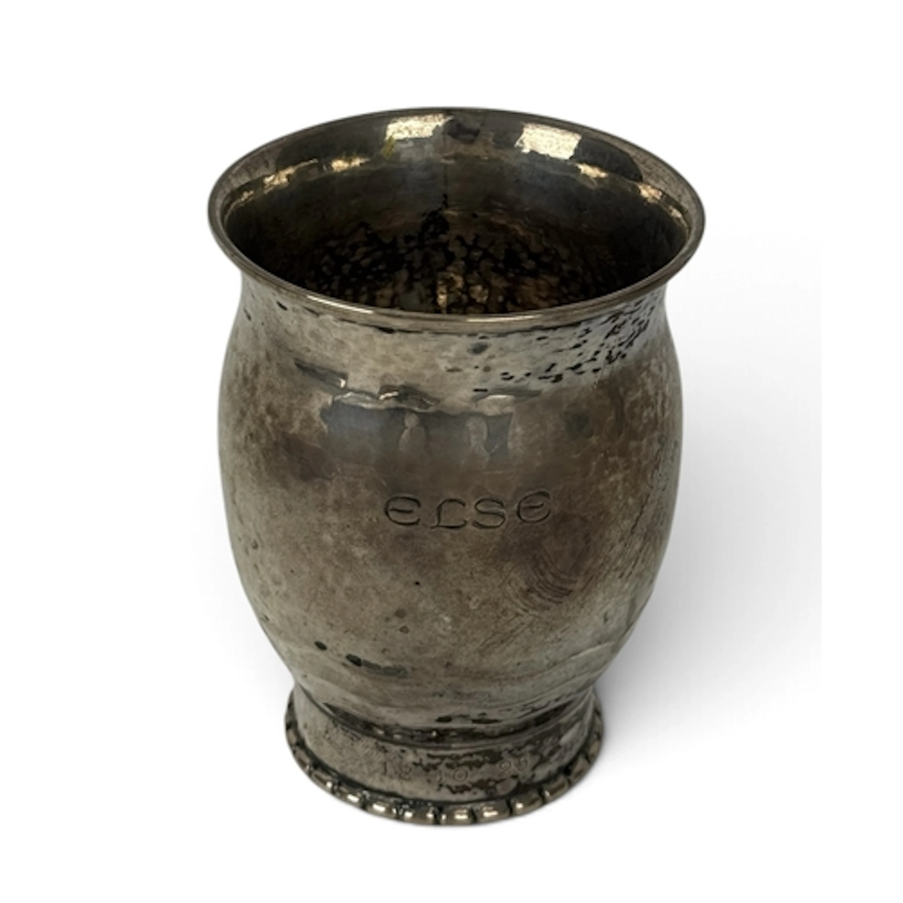 CHRISTIAN F. HEISE: A DANISH SILVER ARTS AND CRAFTS SPOT HAM...