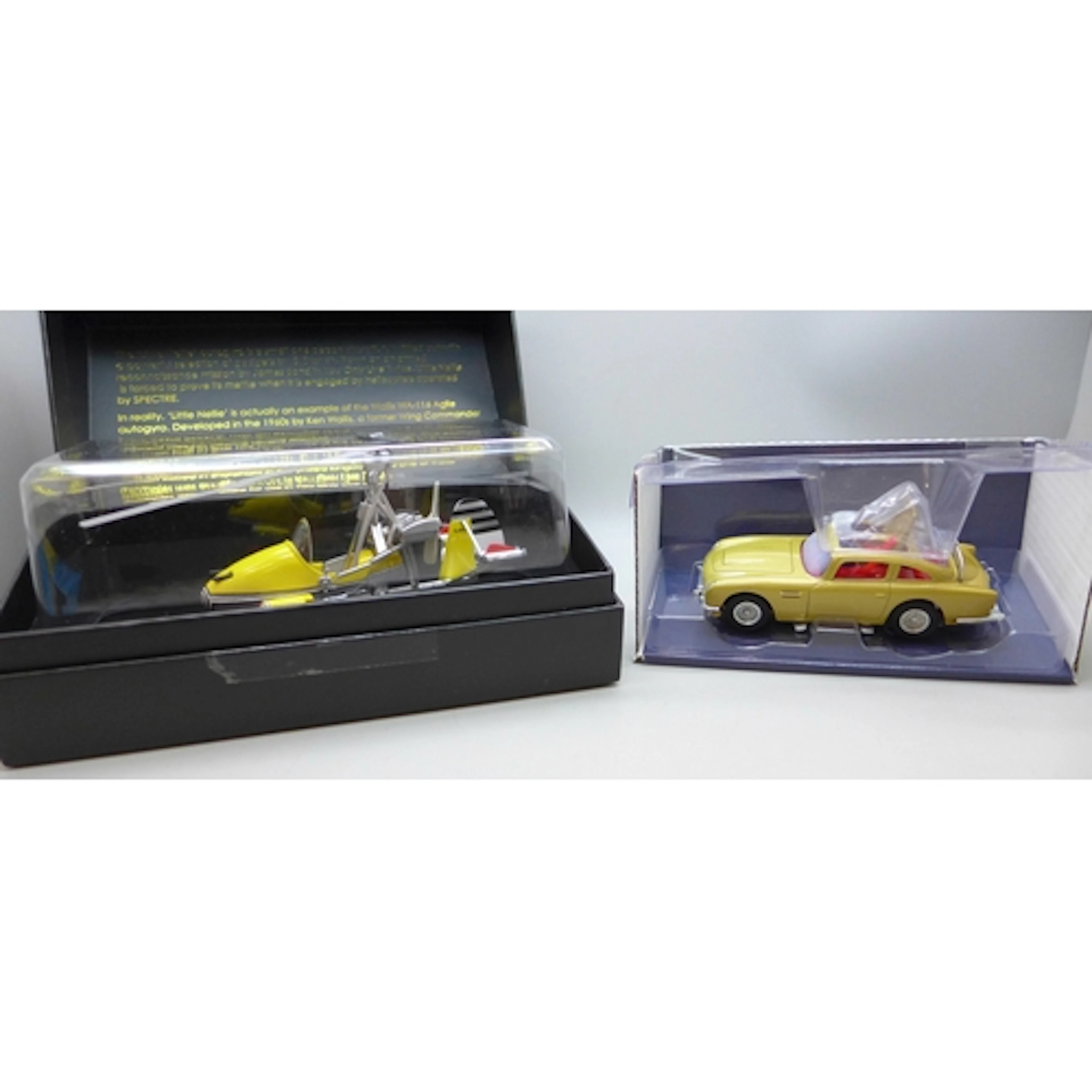 Two James Bond 007 model vehicles, Aston Martin DB5 and Gyro...