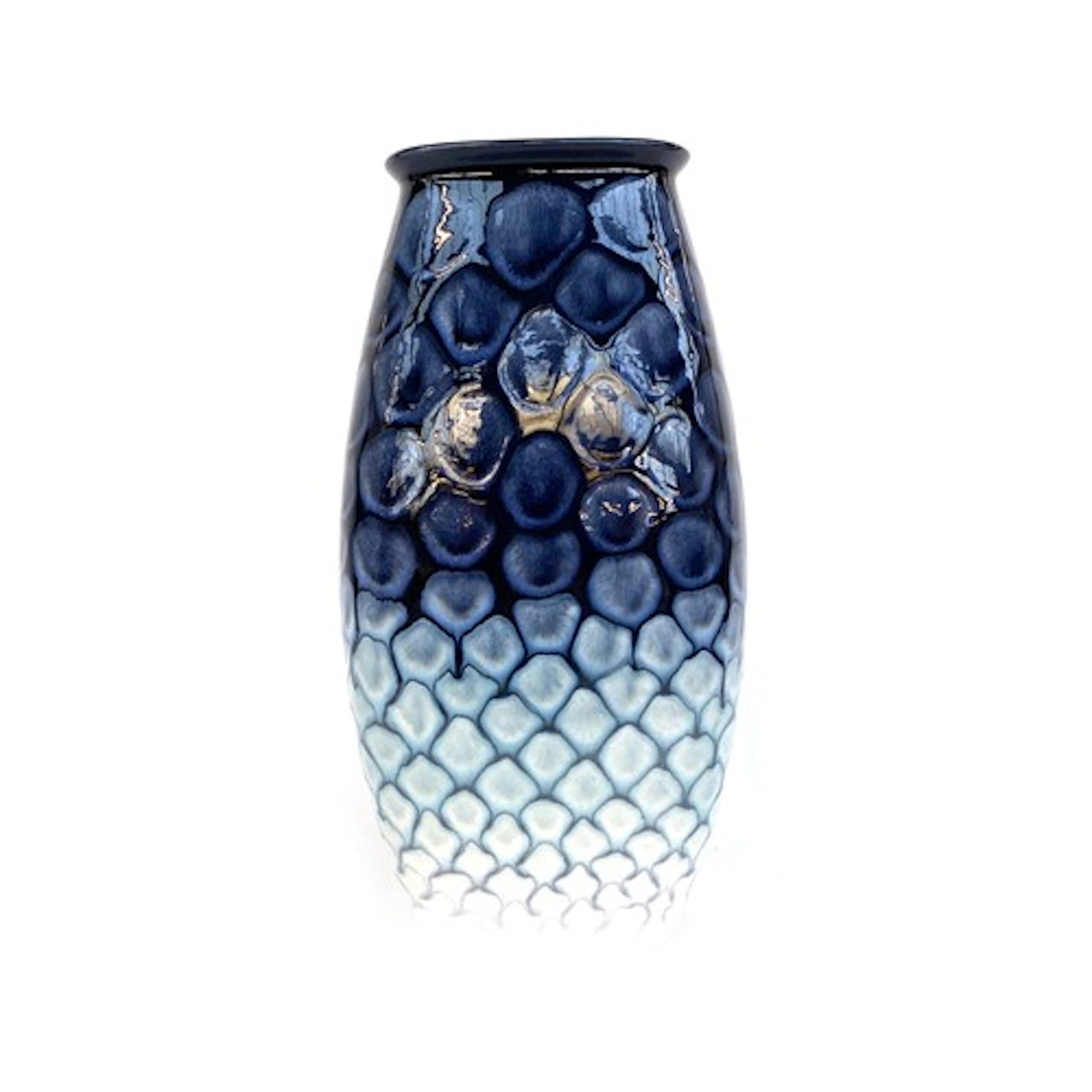 A large Poole Pottery Ocean Manhattan vase, 38cmH