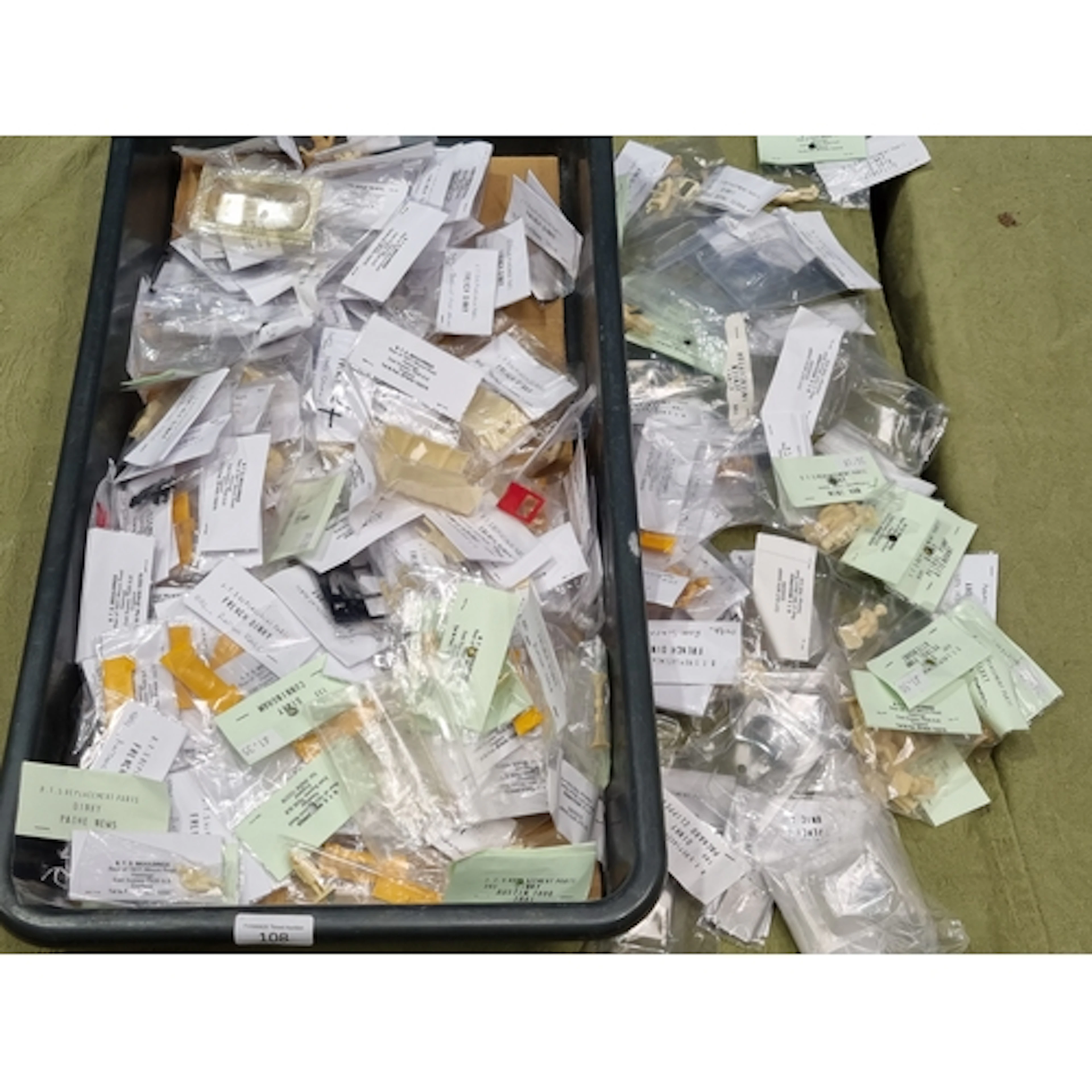 A box of B.T.S. Mouldings Dinky Toys Replacement Parts