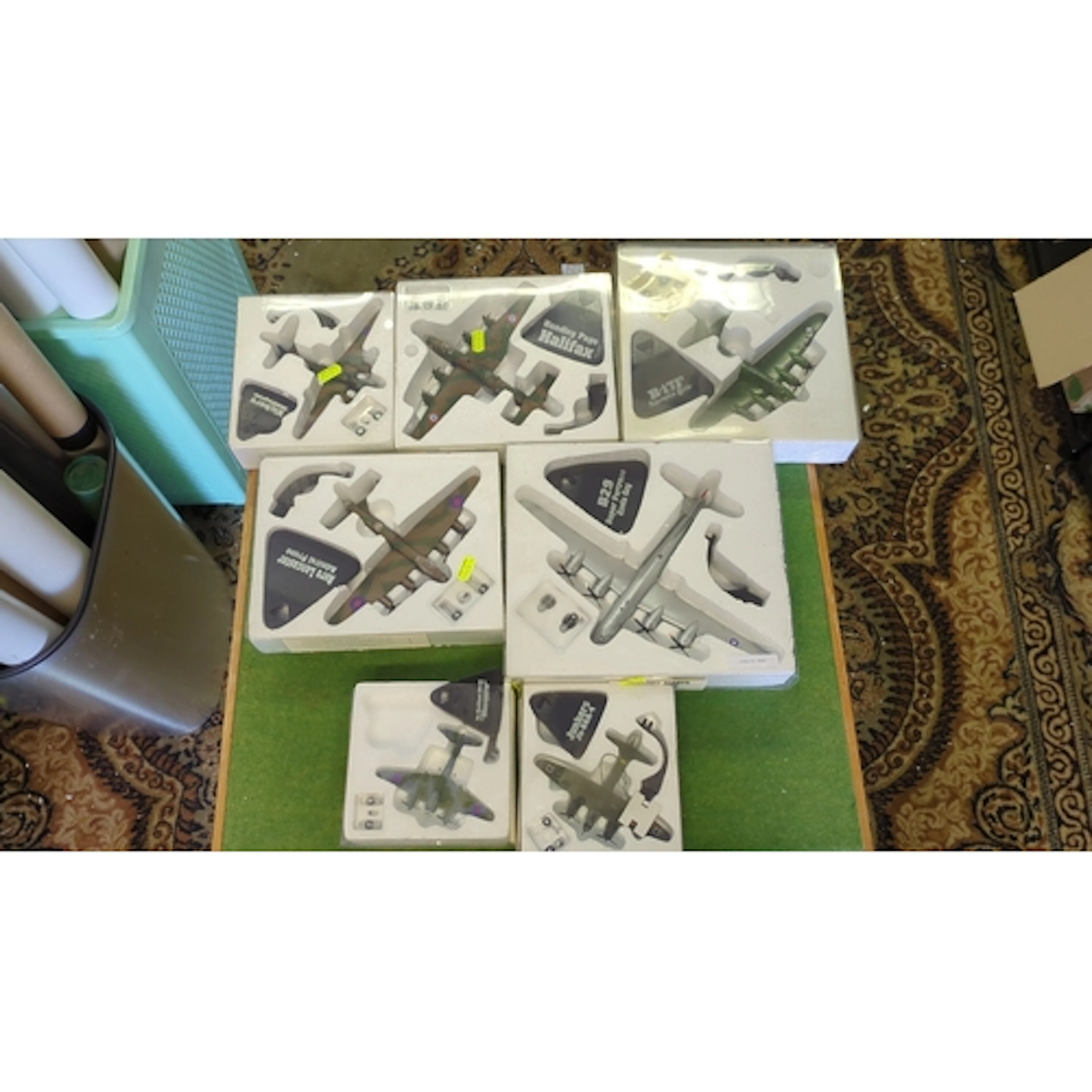 A group of die-cast military aircraft scale models, ‘Militar...