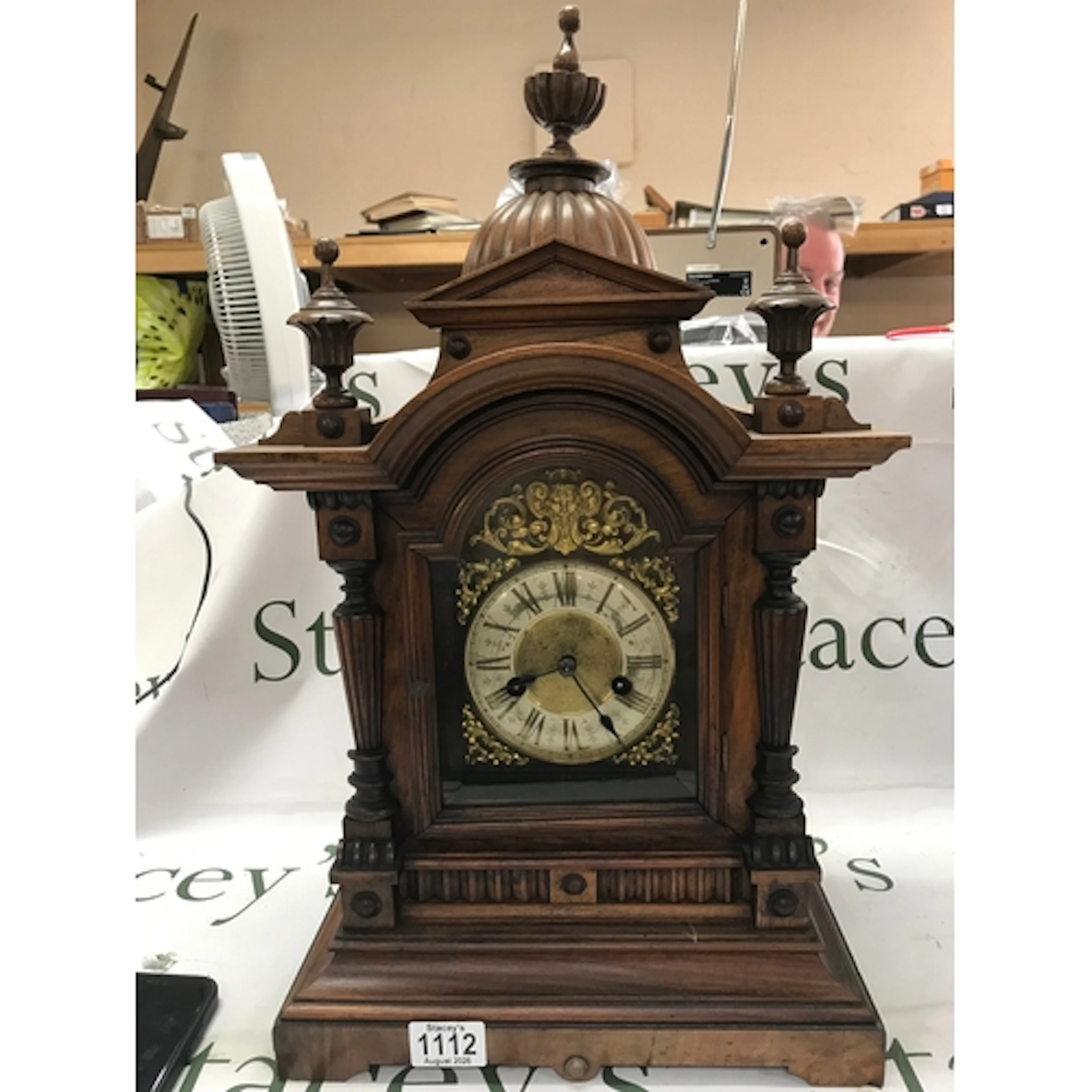 Late 19th century German bracket/mantel clock in the baroque...