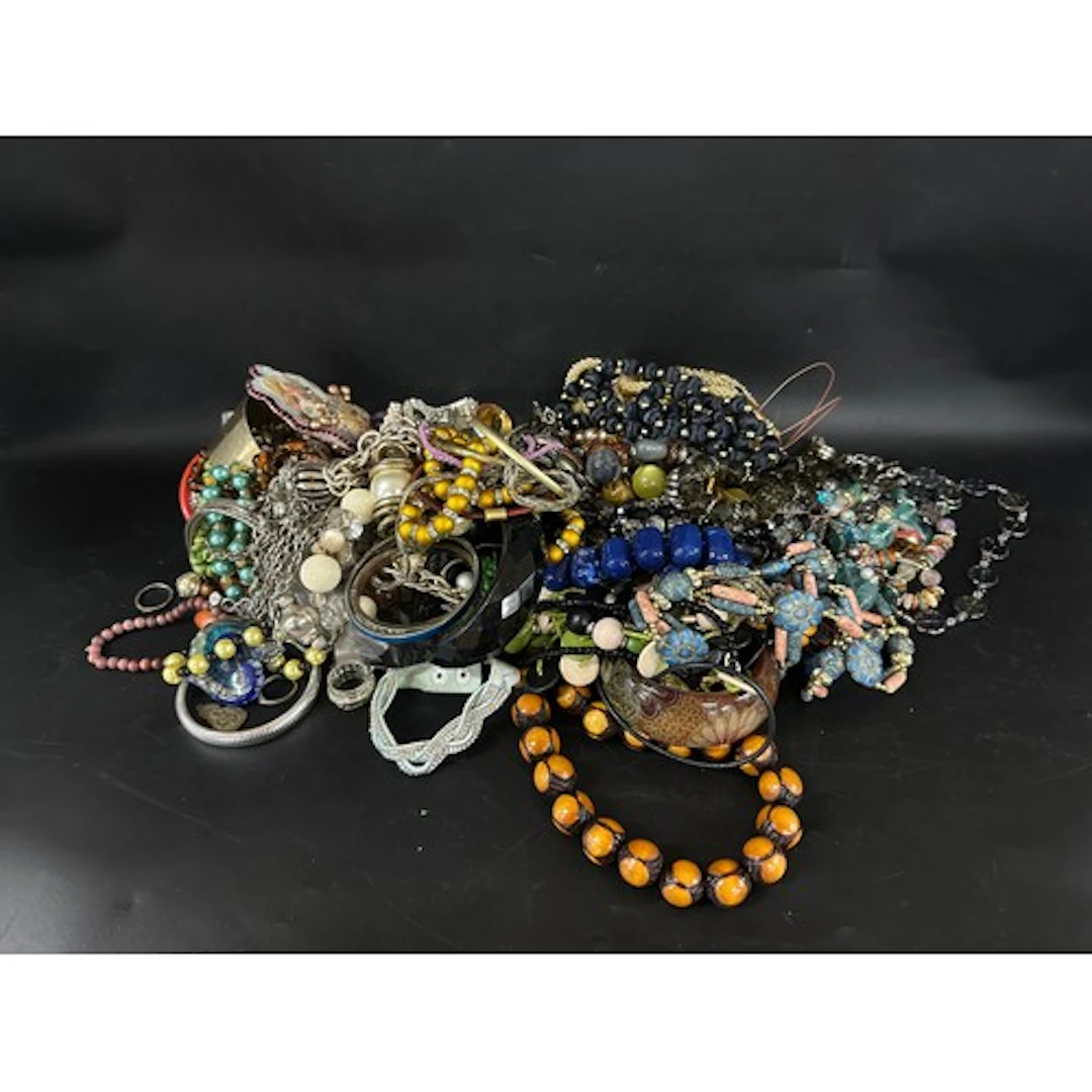 Four bags of costume jewellery