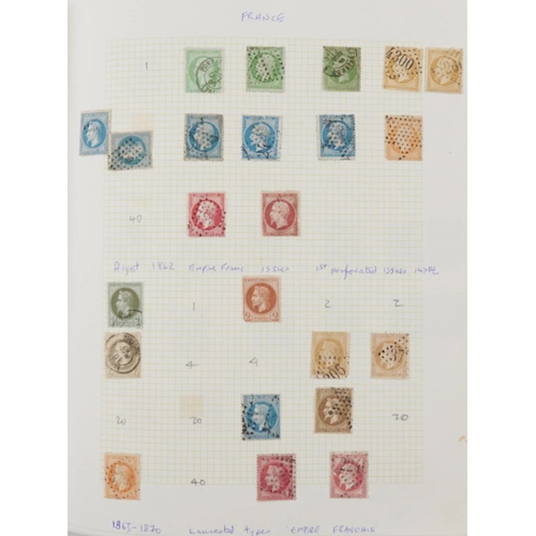 Good mixed selection of 19th century and later French stamps...