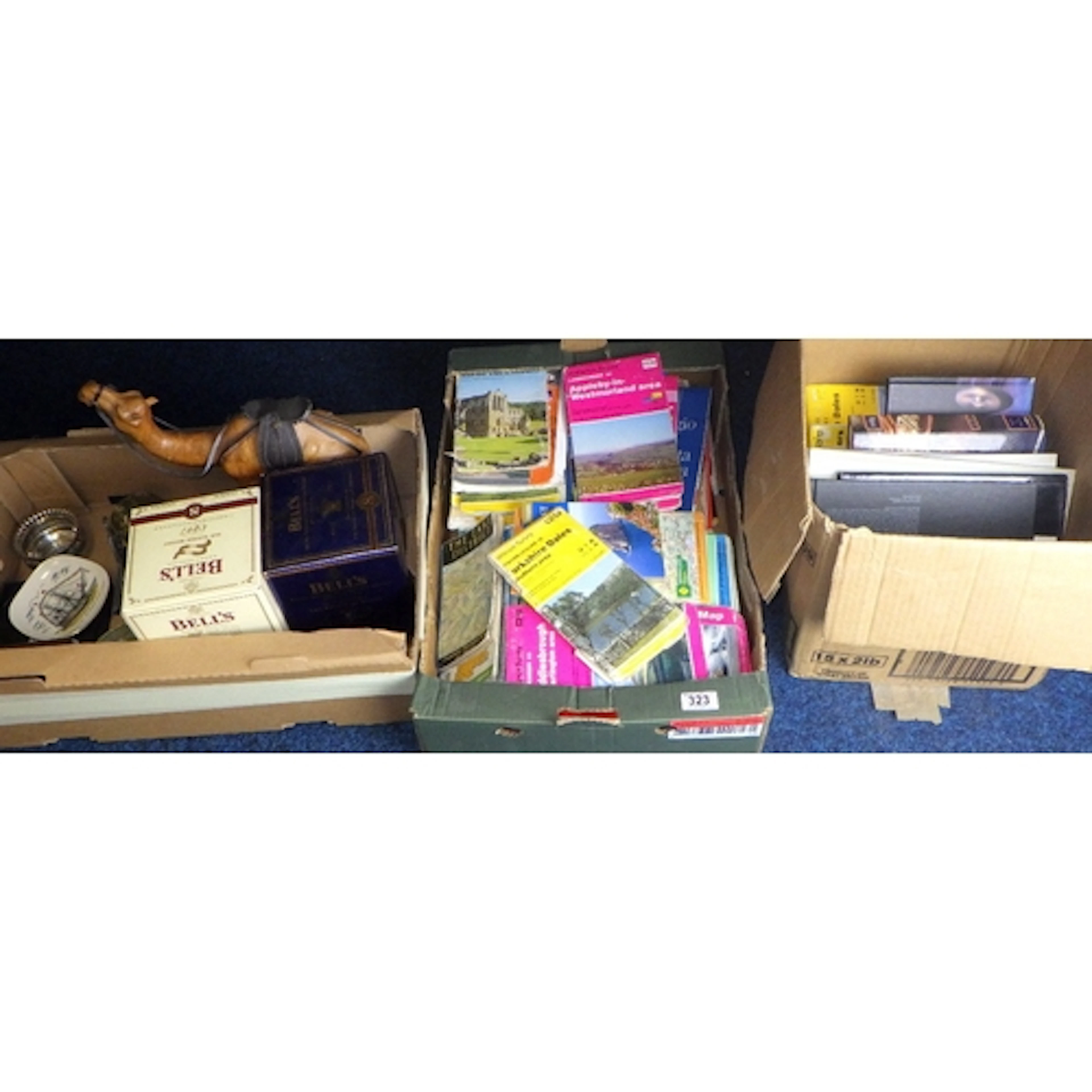 A qty of books & maps together with a qty of misc collectabl...