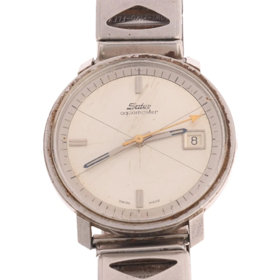 SUTER - a Vintage stainless steel Aquamaster automatic calen...