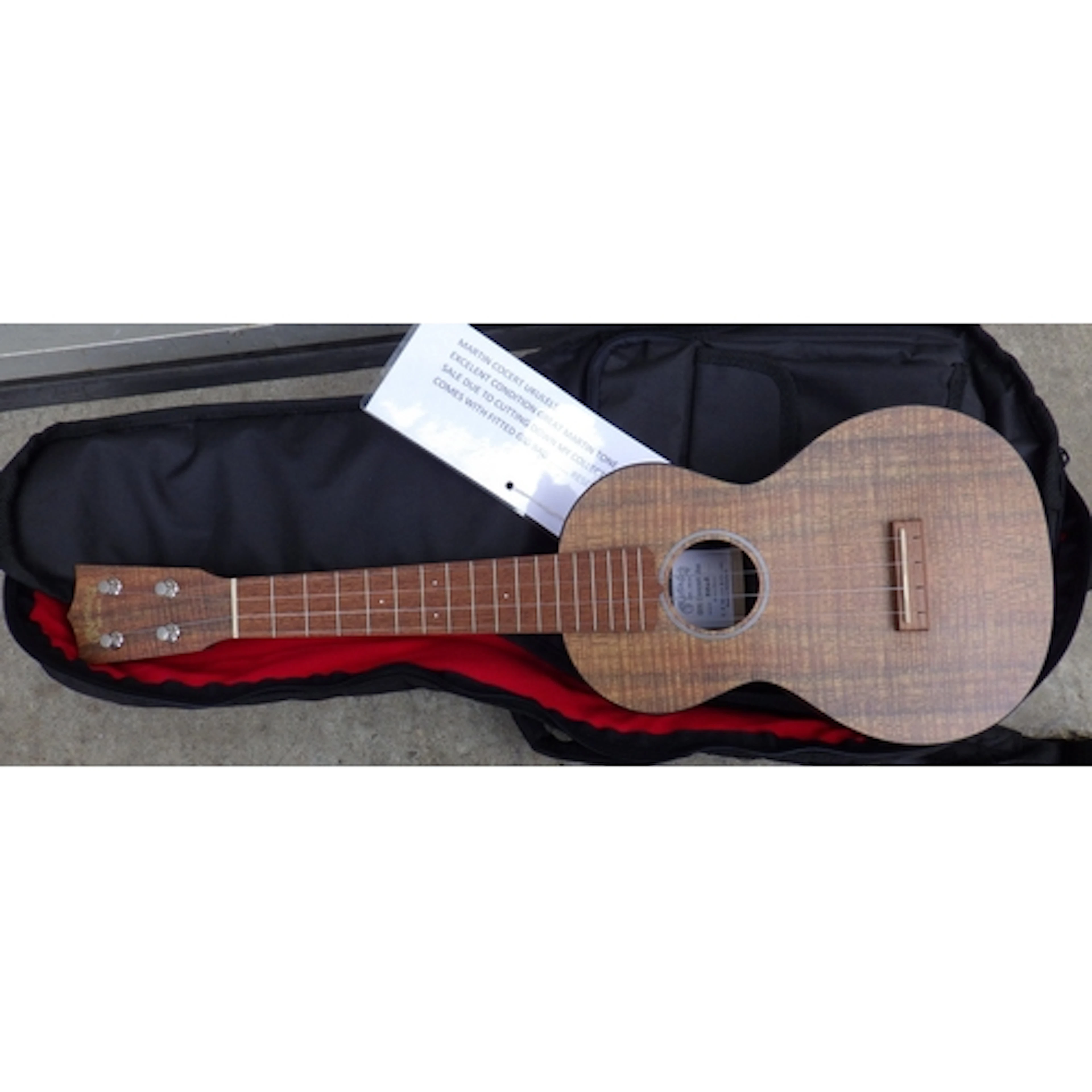 A Martin concert Ukelele, excelent condition, with fitted gi...