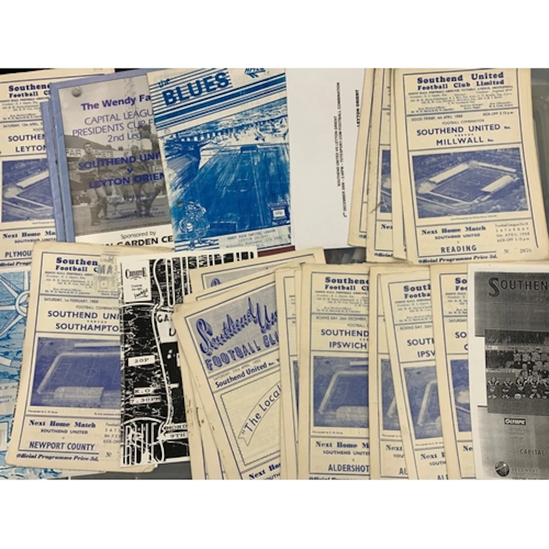 Southend United Home Reserve + Youth Home Football Programme...