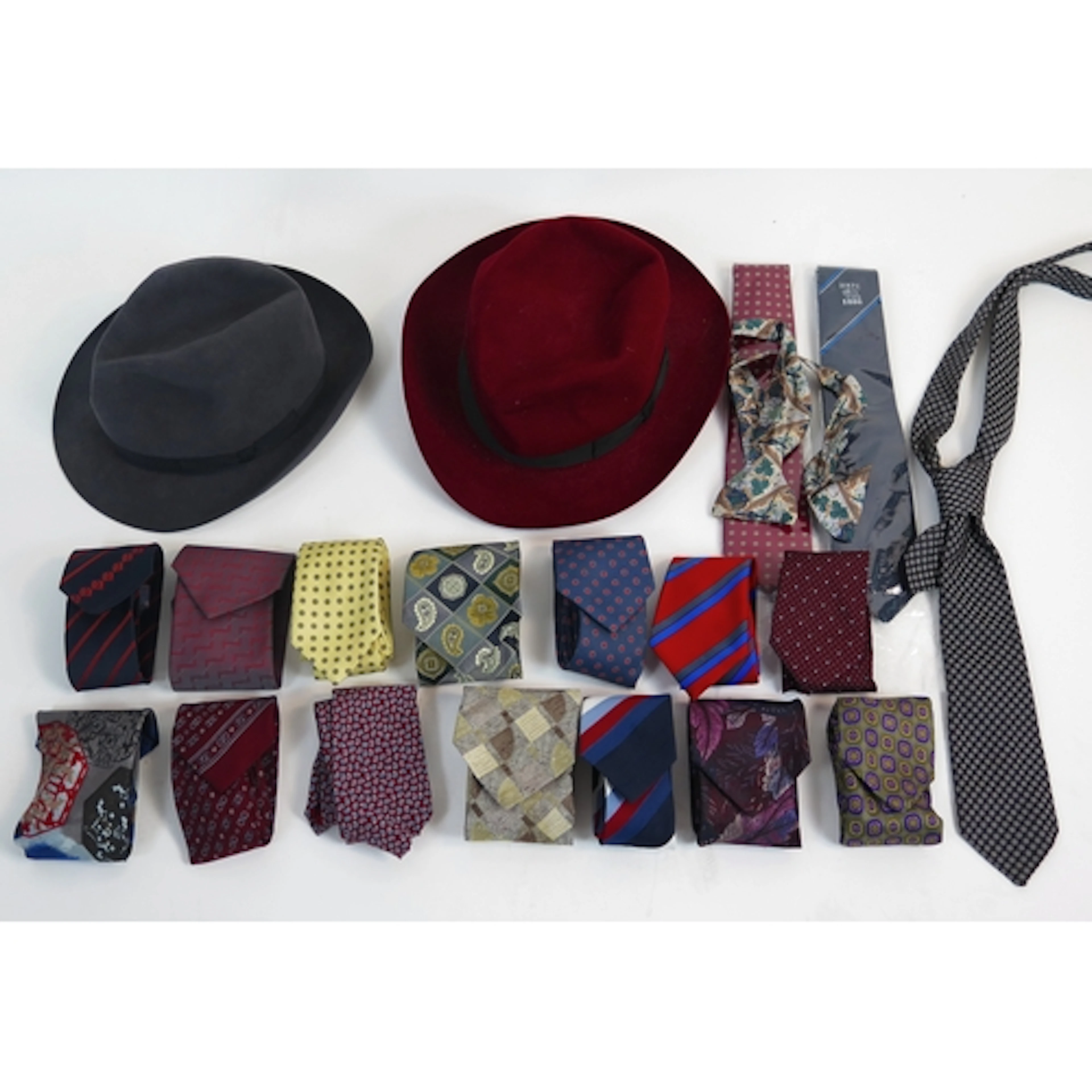 Gentleman Christy's of London felt Fedora hat size 7 charcoa...