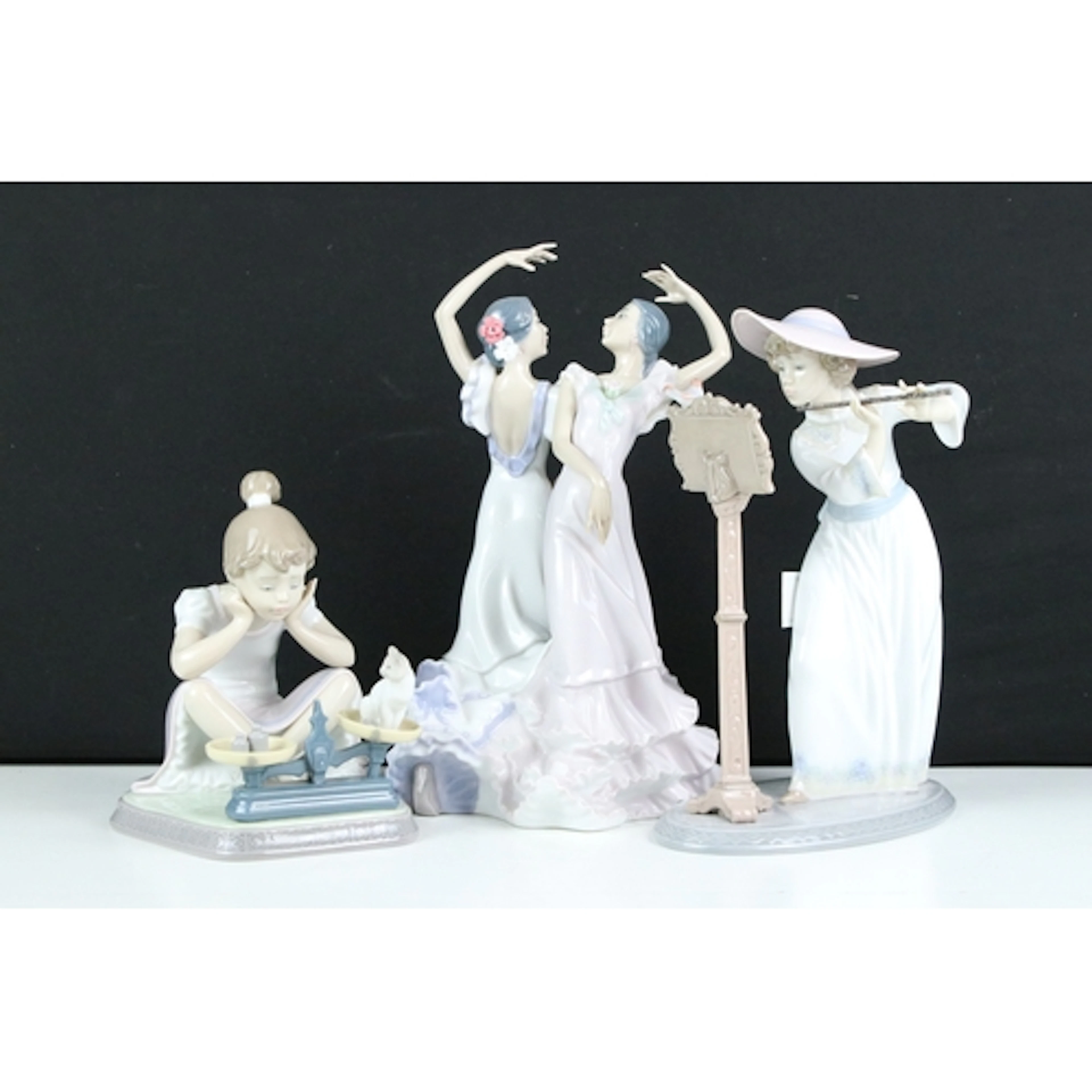 Three Lladro figurines to include #6093 'Song Bird', #5601 '...