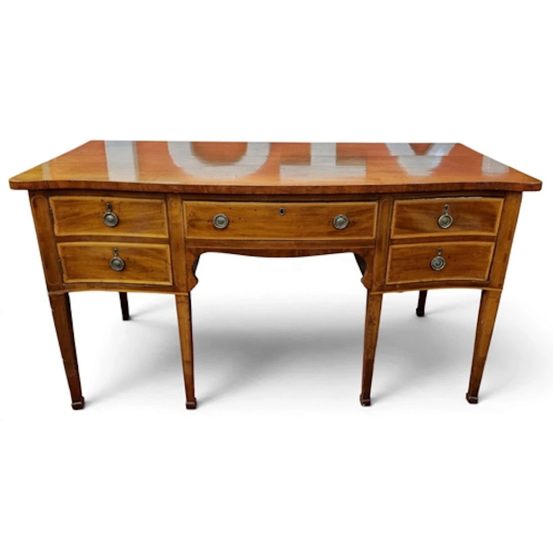 Of superb quality. An early 19th Century Mahogany and Inlaid...