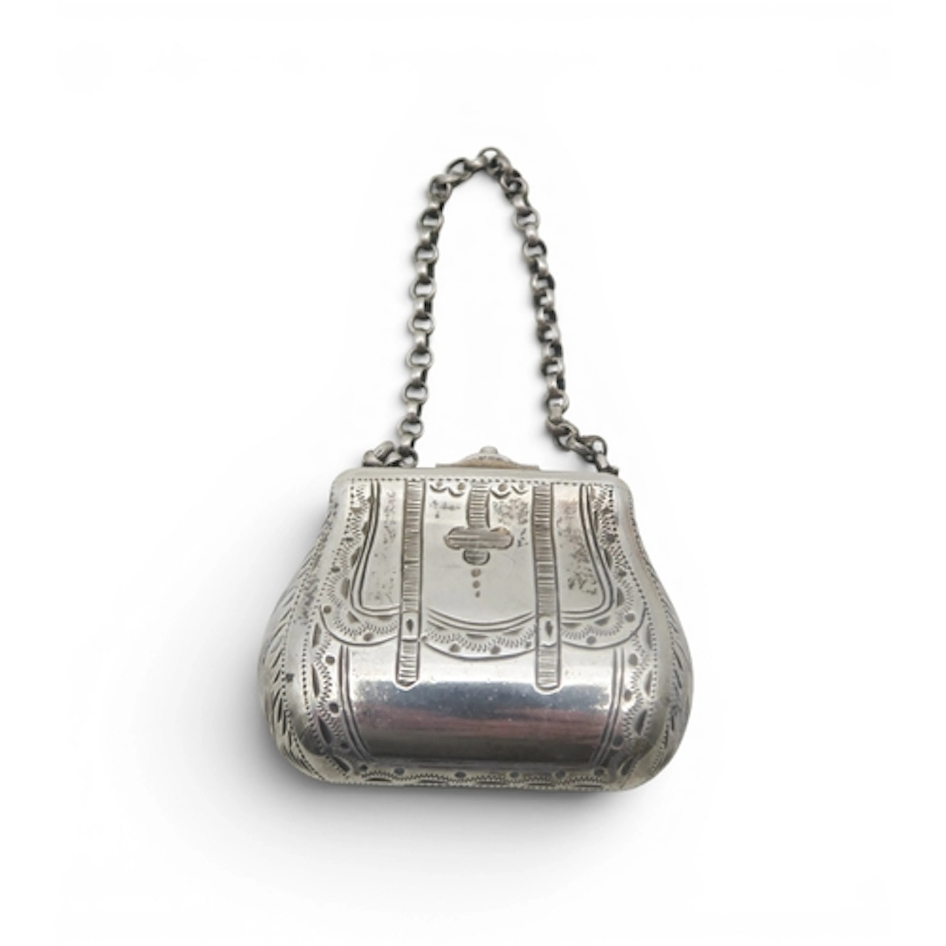 A VICTORIAN SILVER VINAIGRETTE by Hilliard & Thomason, B...