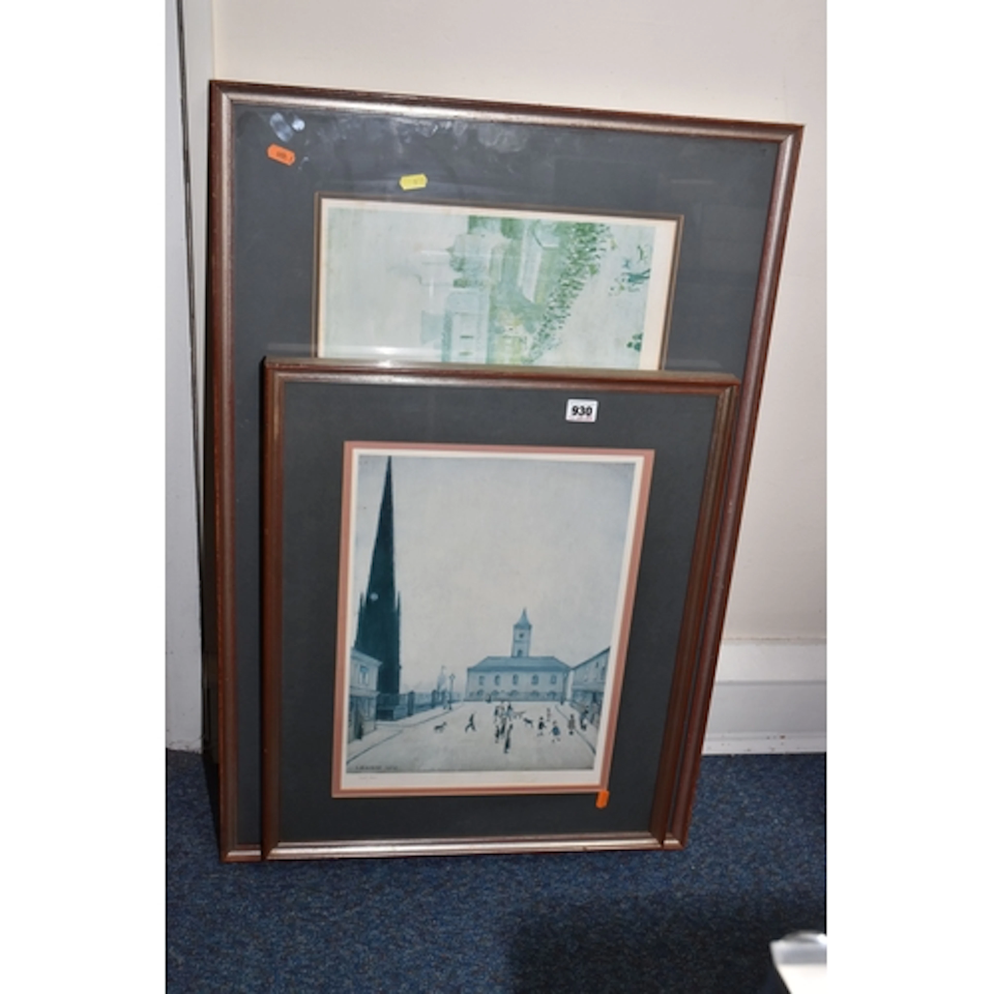 L.S. LOWRY - TWO LIMITED EDITION PRINTS, comprising 'Old Tow...