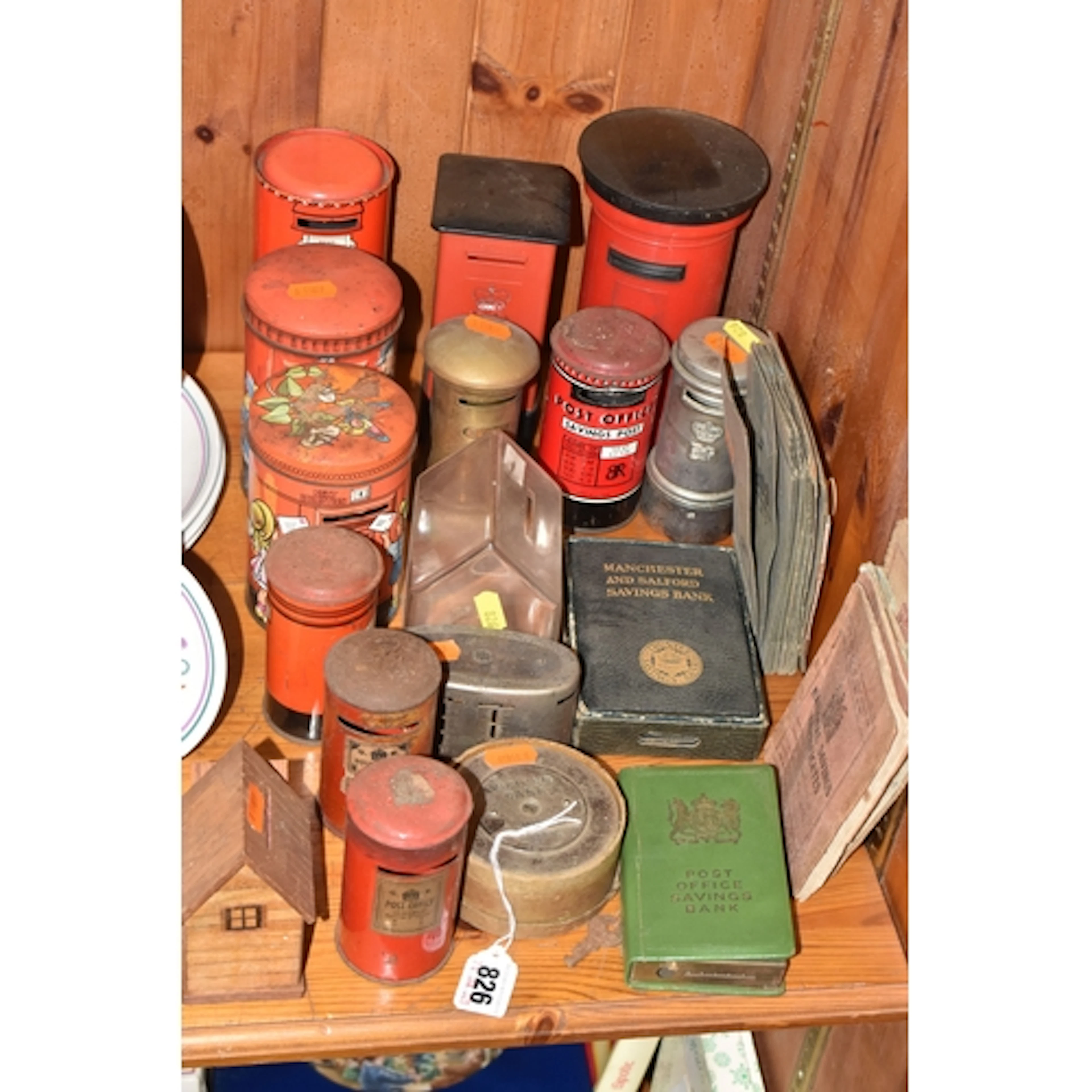 A COLLECTION OF POST OFFICE INTEREST, MONEY BOXES AND RELATE...