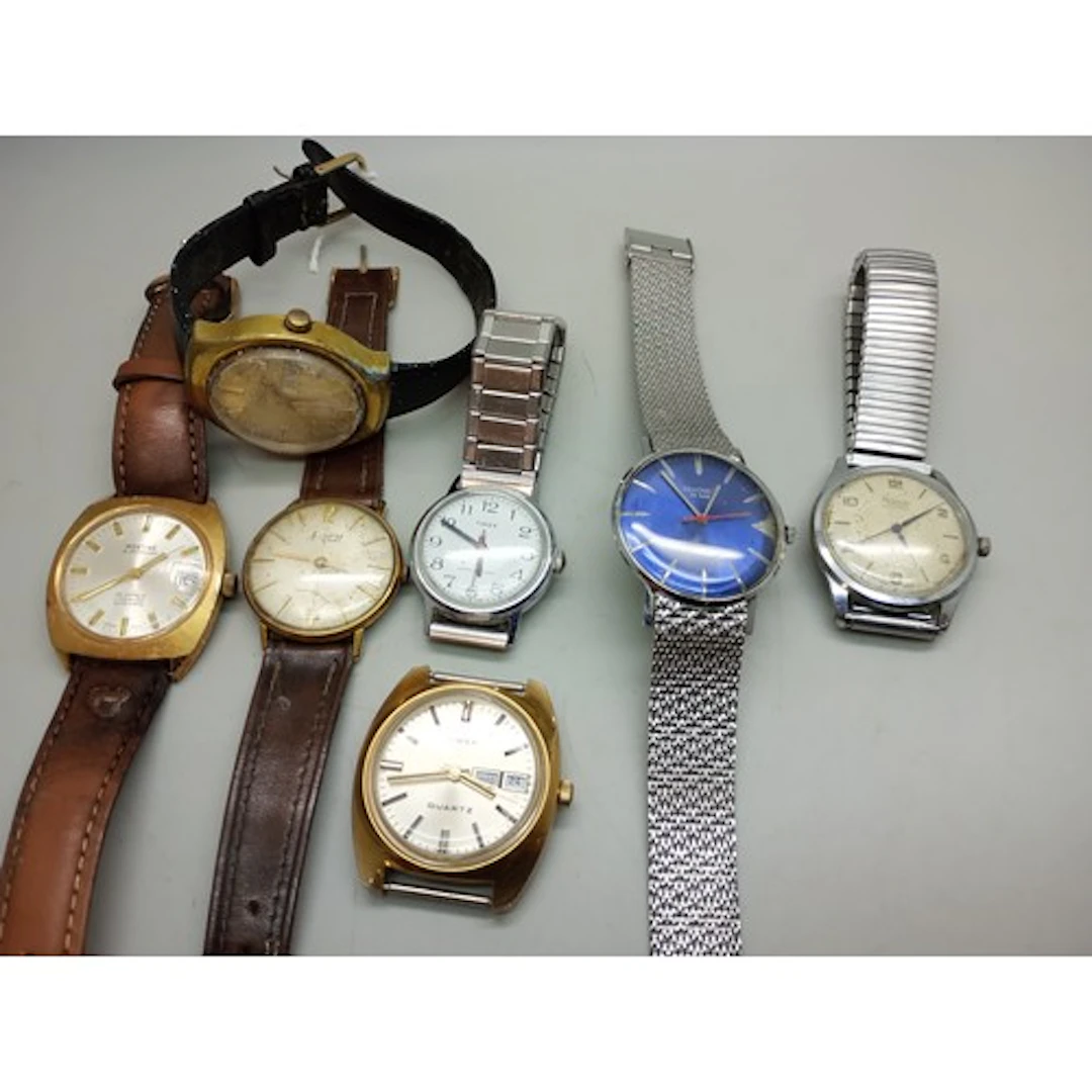 A collection of wristwatches including Montine, Talis, and A...