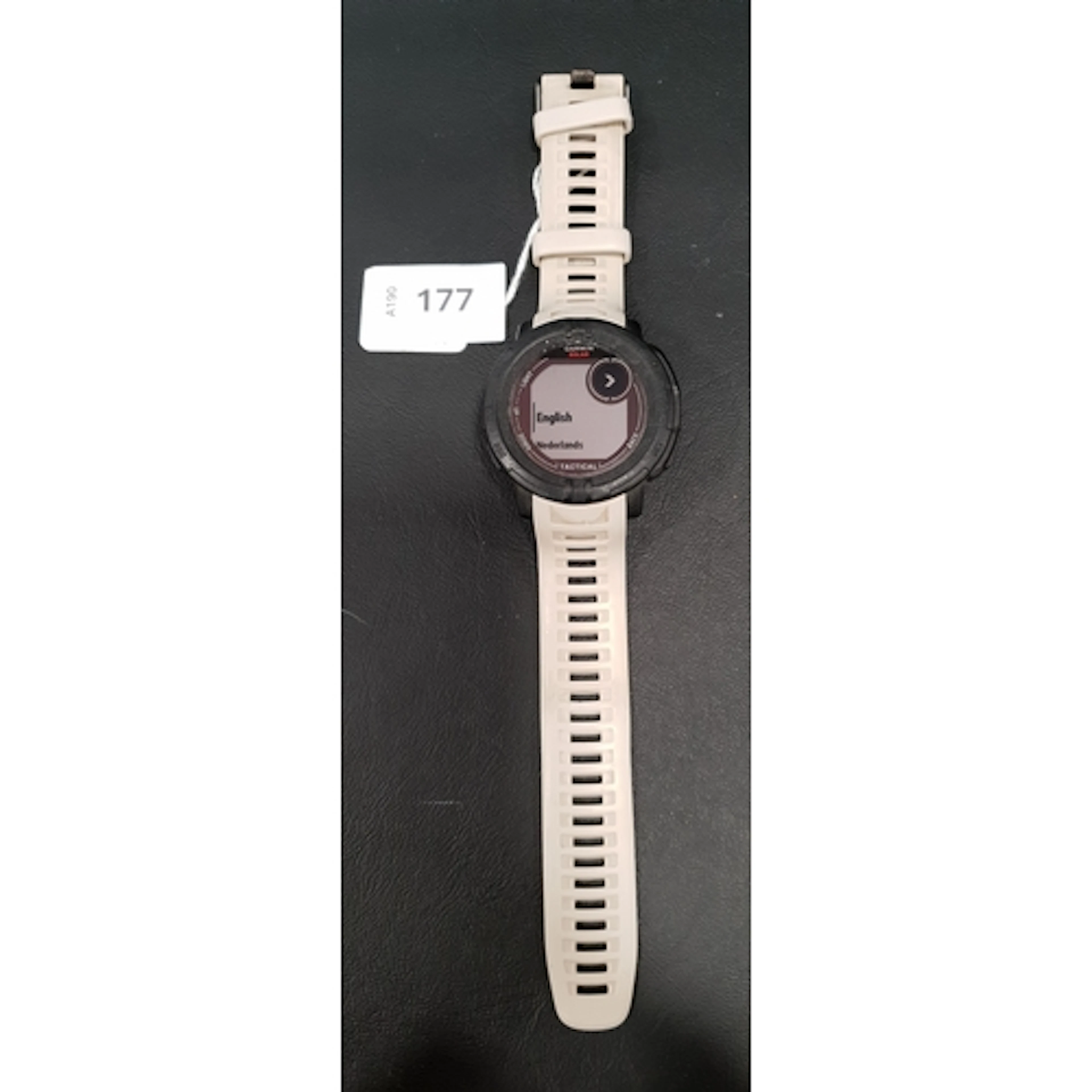GARMIN INSINCT 2 WATCH wiped, scratches to screen Note: It i...