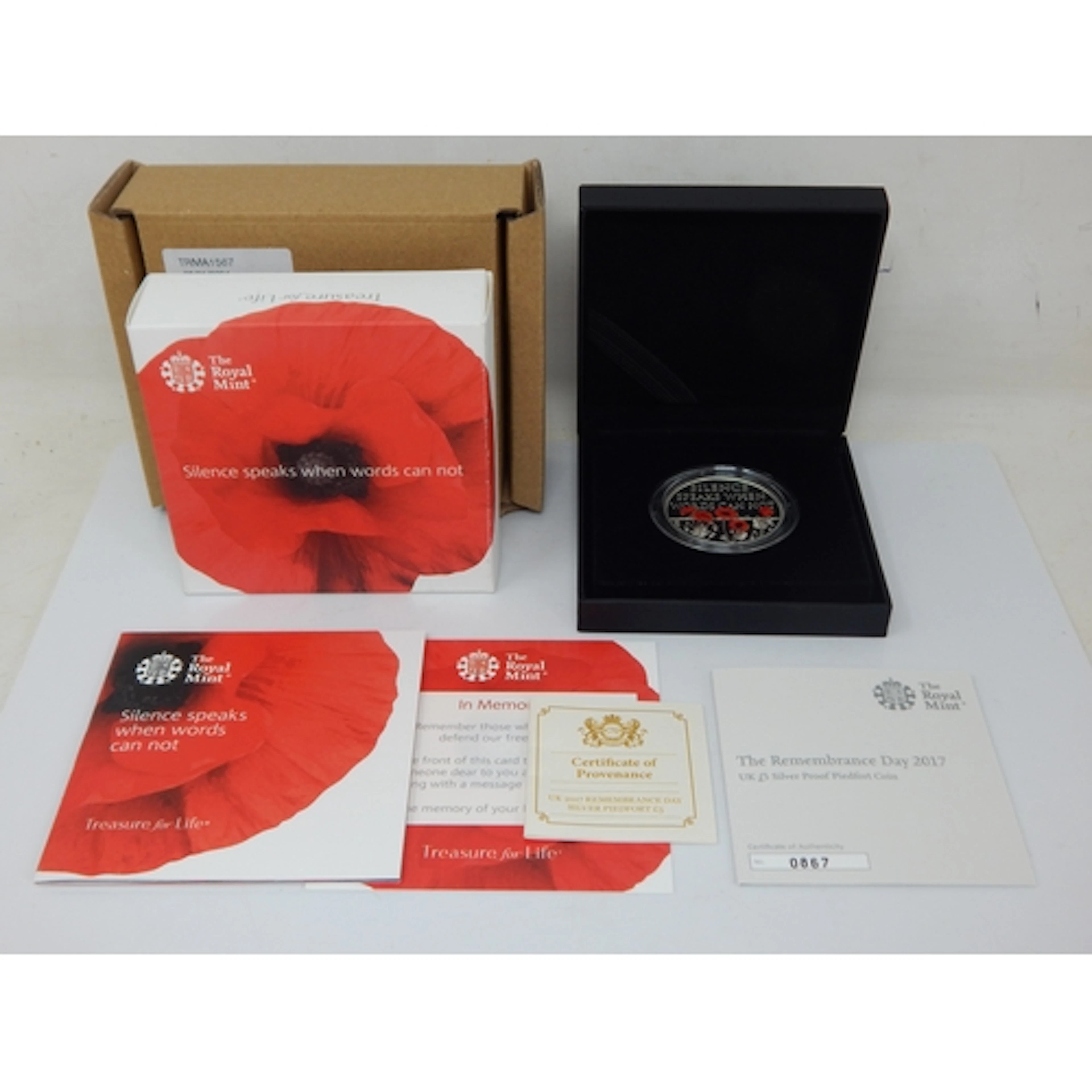 Royal Mint 2017 UK £5 Silver Proof Piedfort Coin Commemorati...