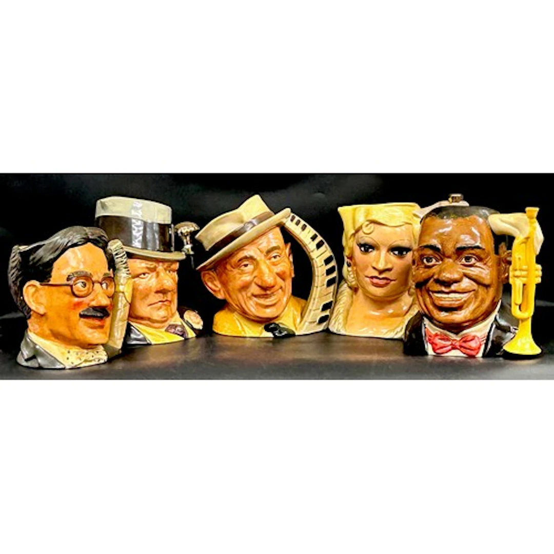 Five Royal Doulton large character jugs from the Celebrity C...