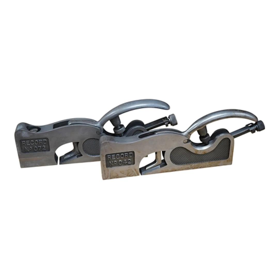 Two Record adjustable shoulder planes; a No.072, and a No.04...