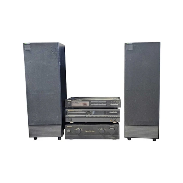 Collection of vintage late 20th century circa 1980s Hi-Fi au...