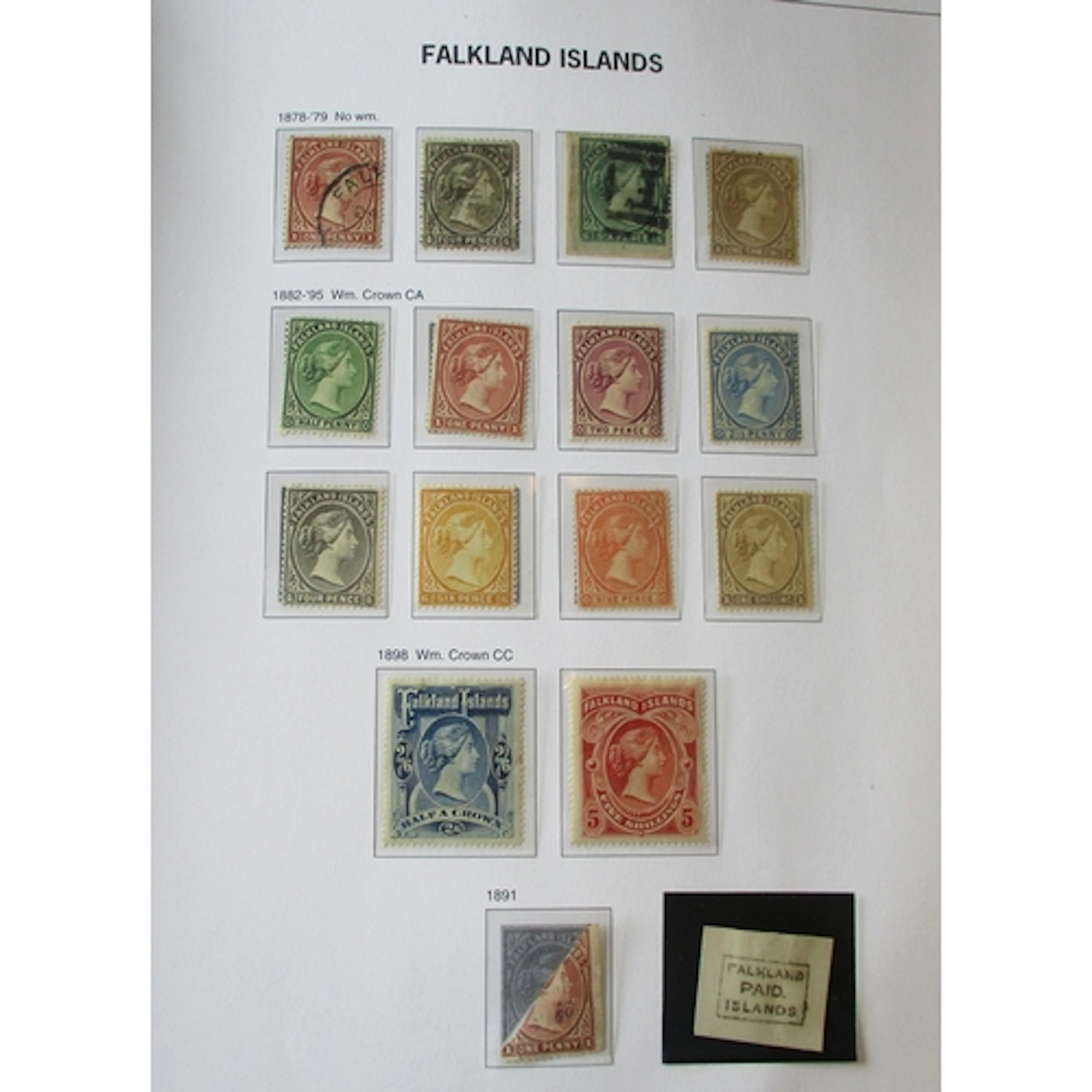 Falkland Islands. Mostly M/large part o.g., collection in an...