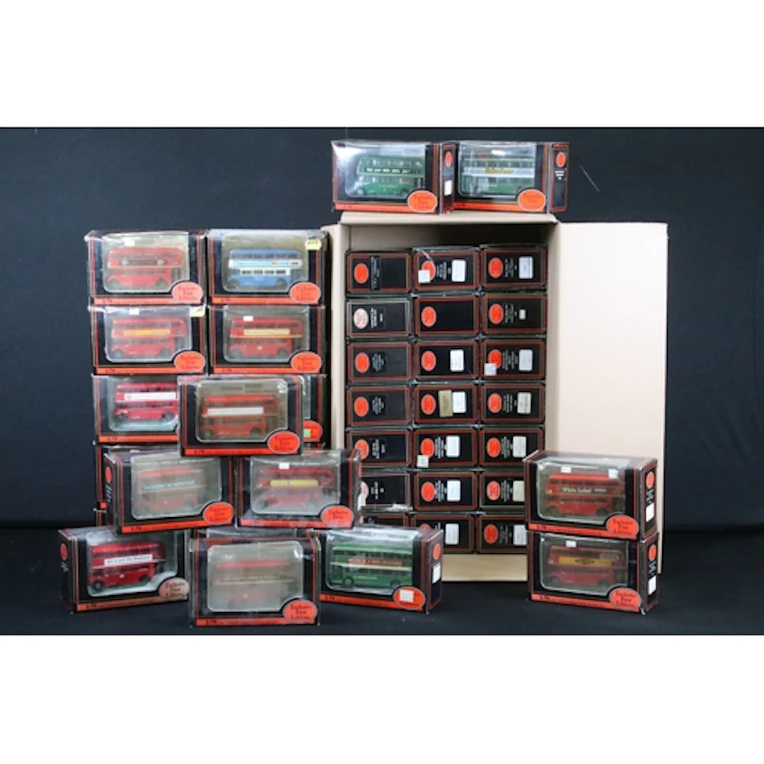 42 Boxed EFE Exclusive First Editions diecast model buses to...