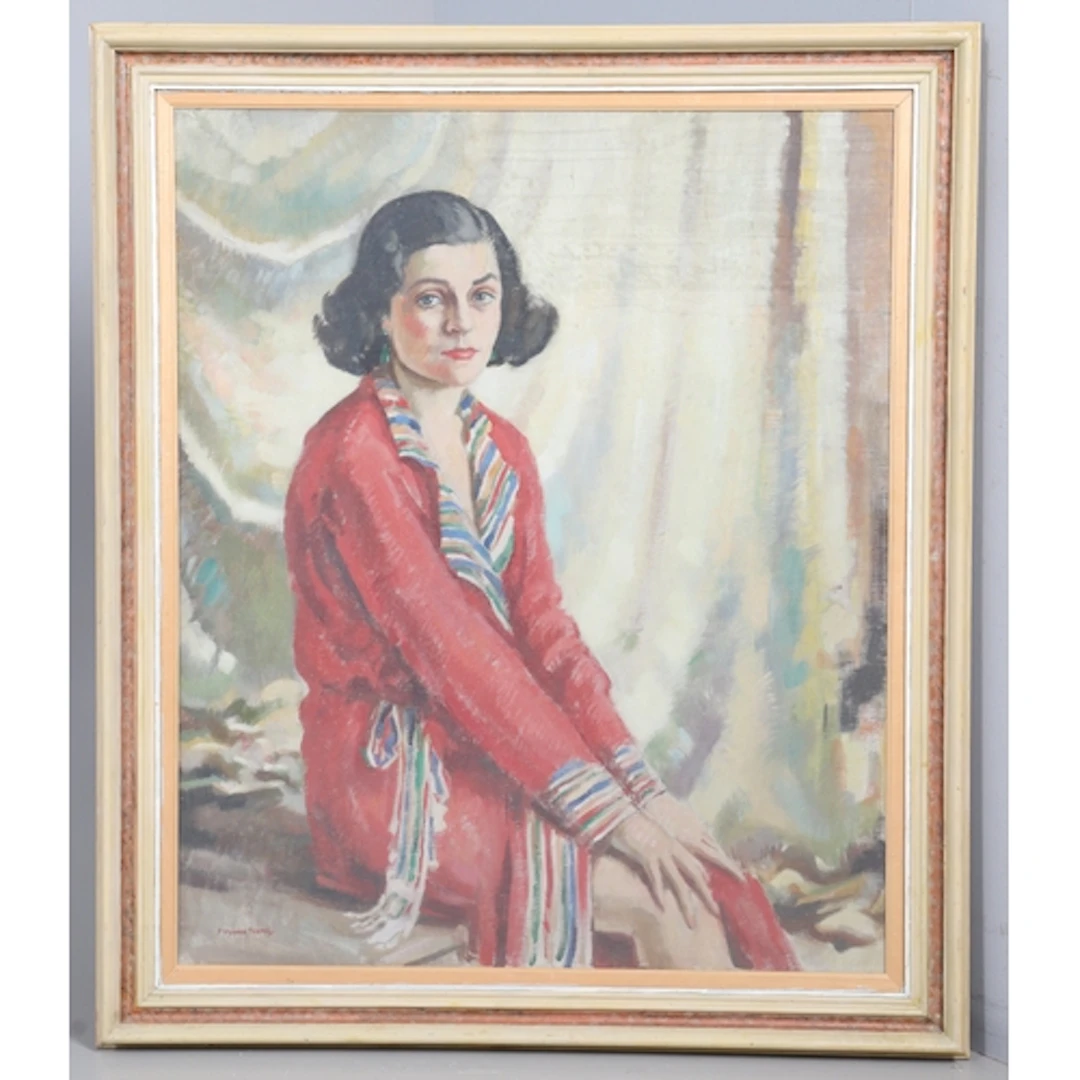 FRANCIS WYNNE THOMAS (1907-1989). PORTRAIT OF A LADY. (d) Si...