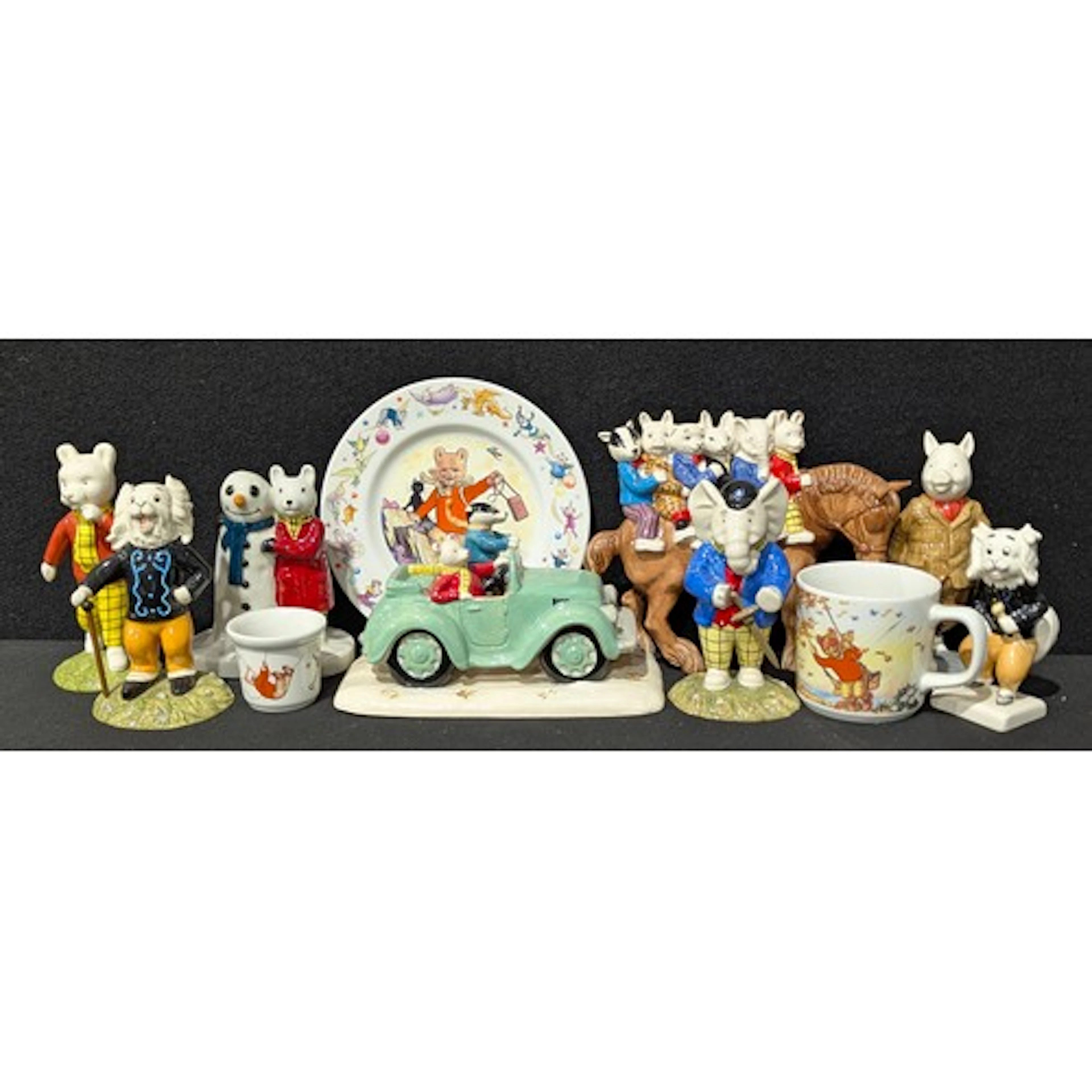 A Royal Doulton Rupert model, Rupert, Bill and the Mysteriou...