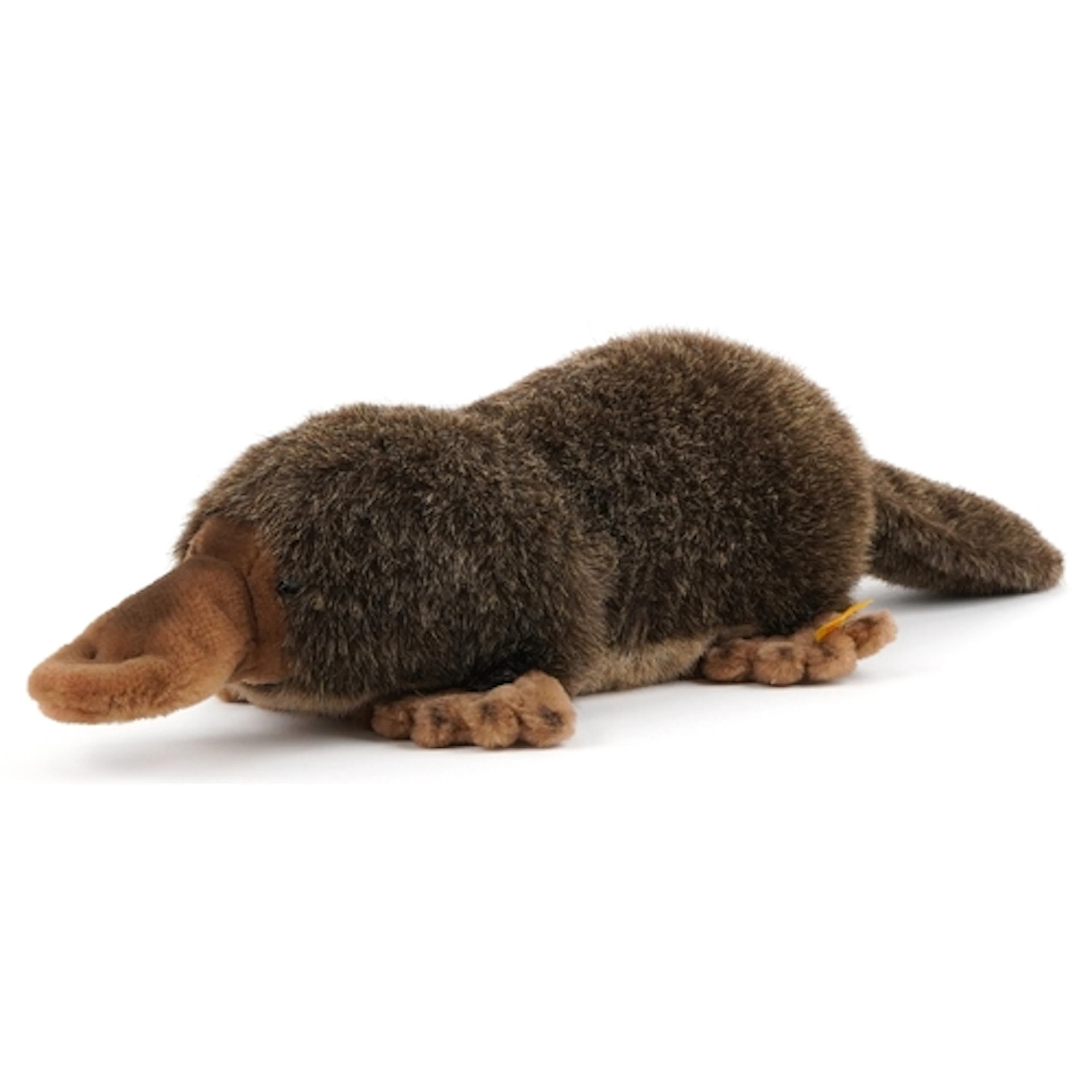 Steiff stuffed platypus toy, 50cm in length.