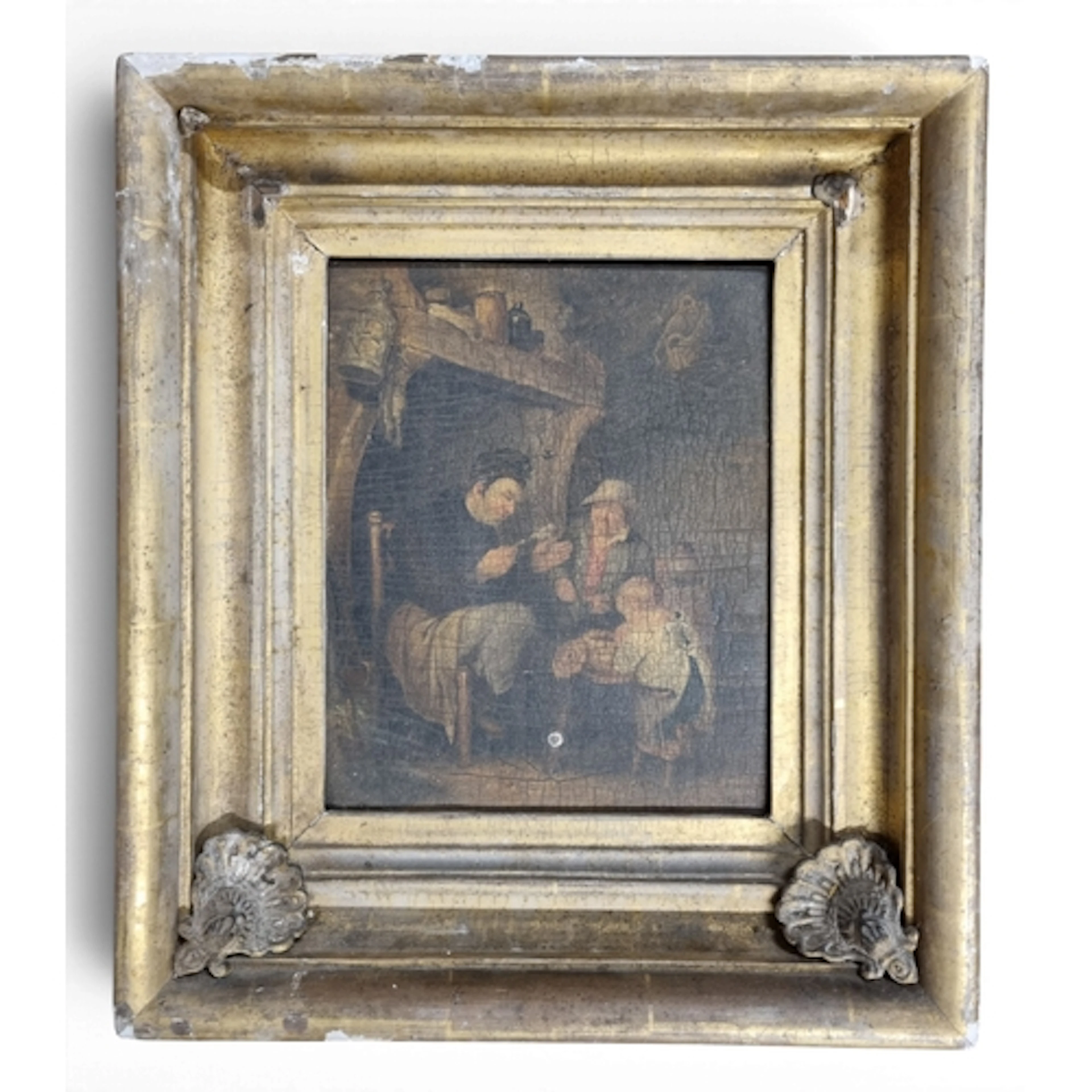 In the manner of David Teniers. A really good pair of 18th p...