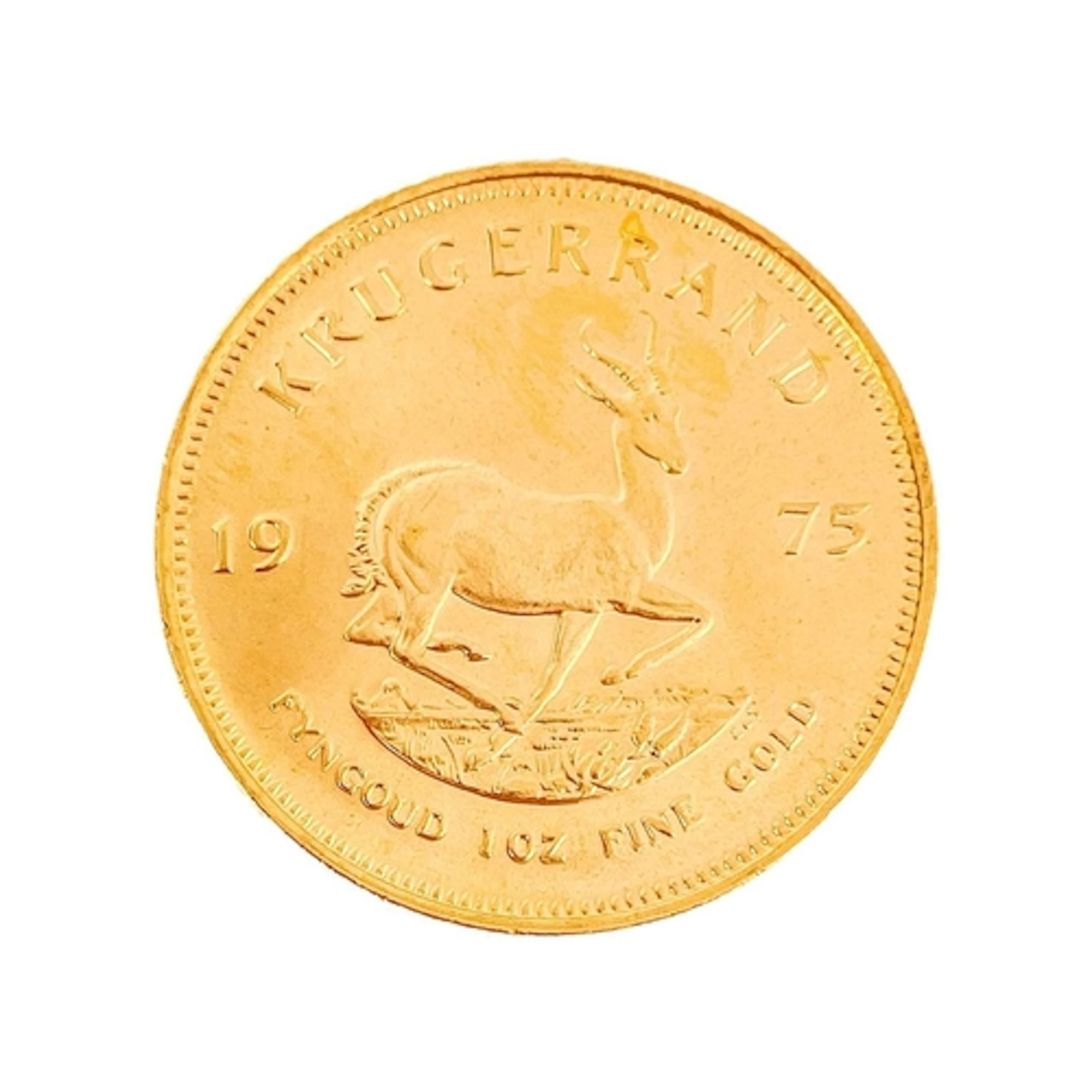1975 Gold full Krugerrand. 1975 gold full Krugerrand in ef c...