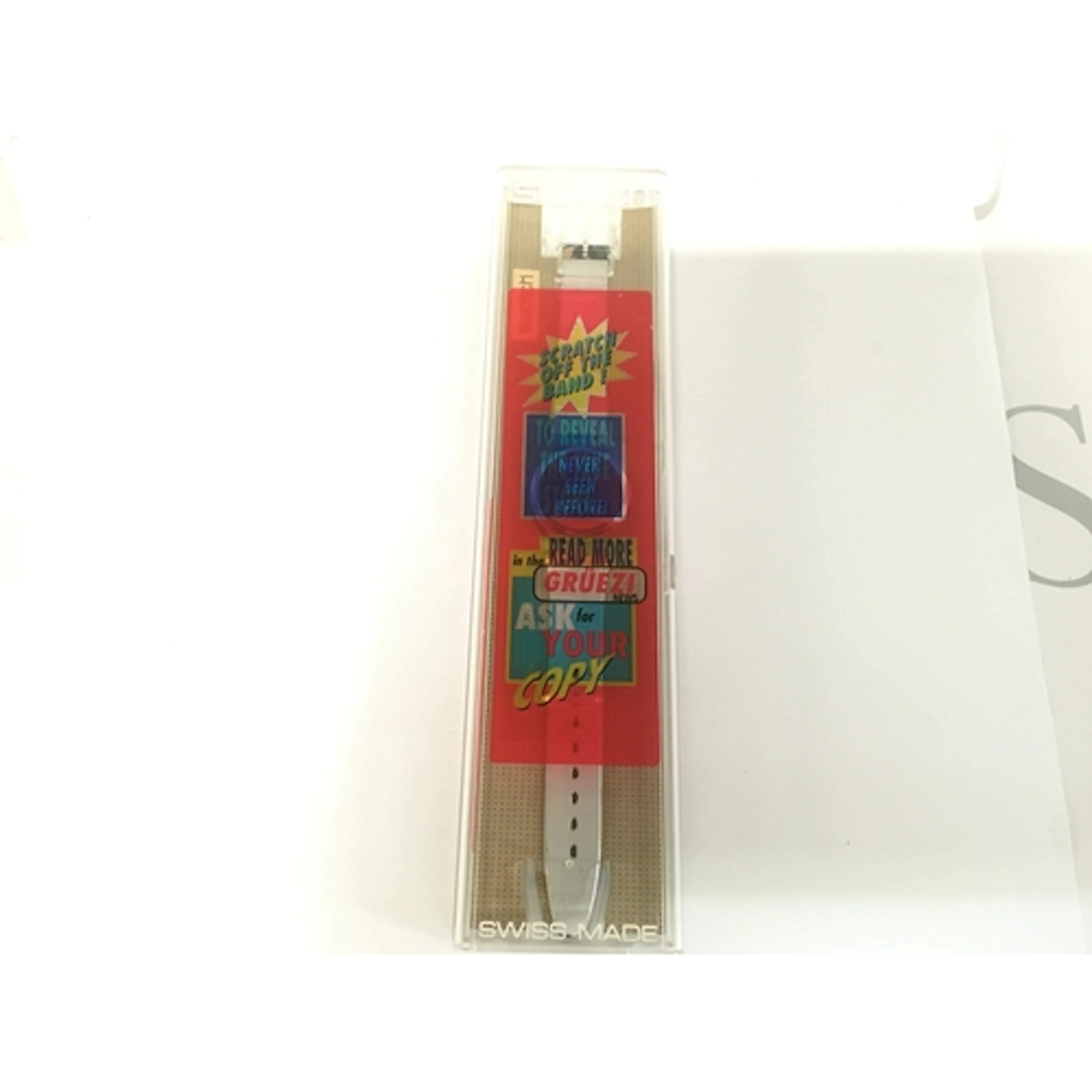 vintage 1997 Swatch watch named "Never Seen Before" (GK258)....