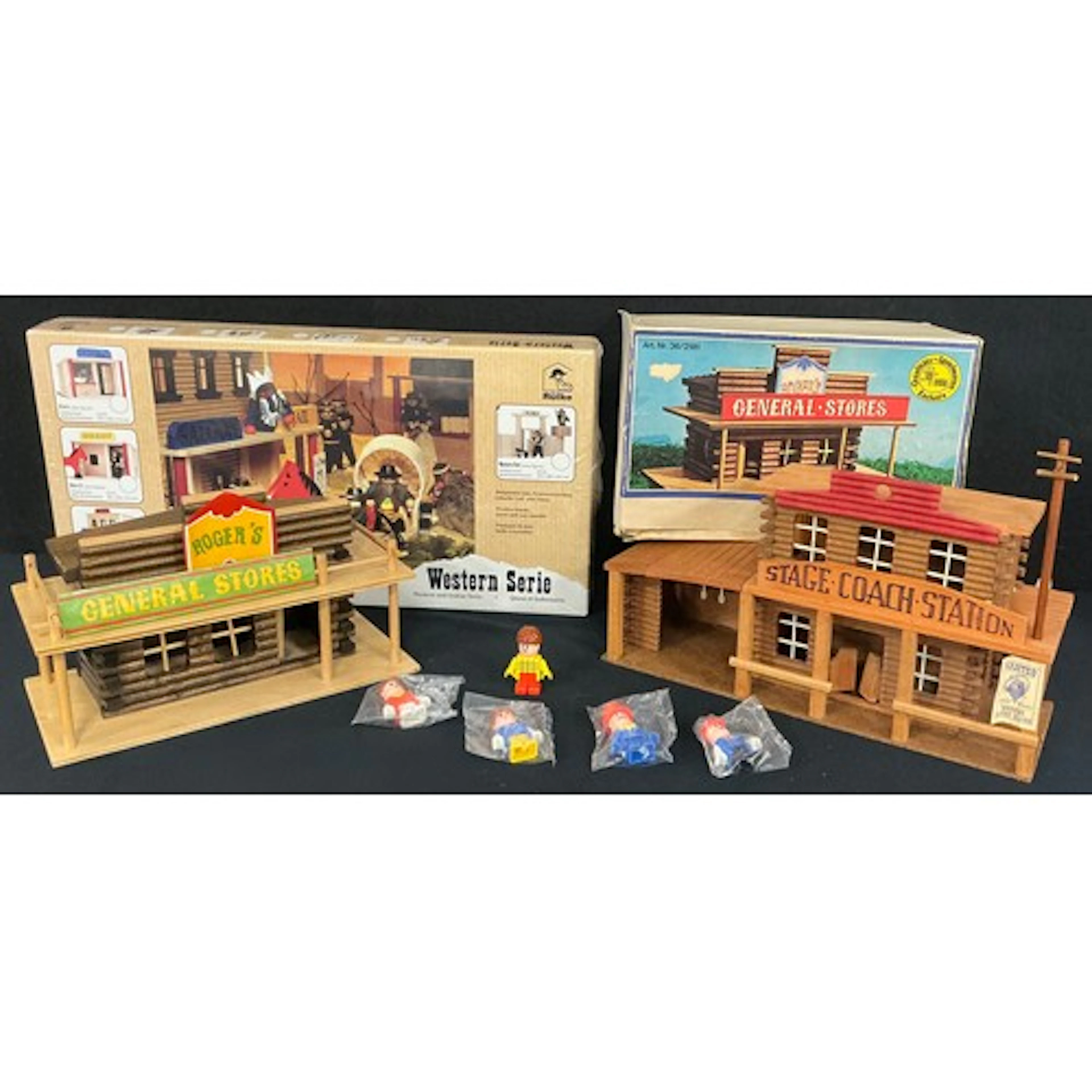 Toys - a Elastolin (O & M Hausser) Wells Fargo stage coach s...