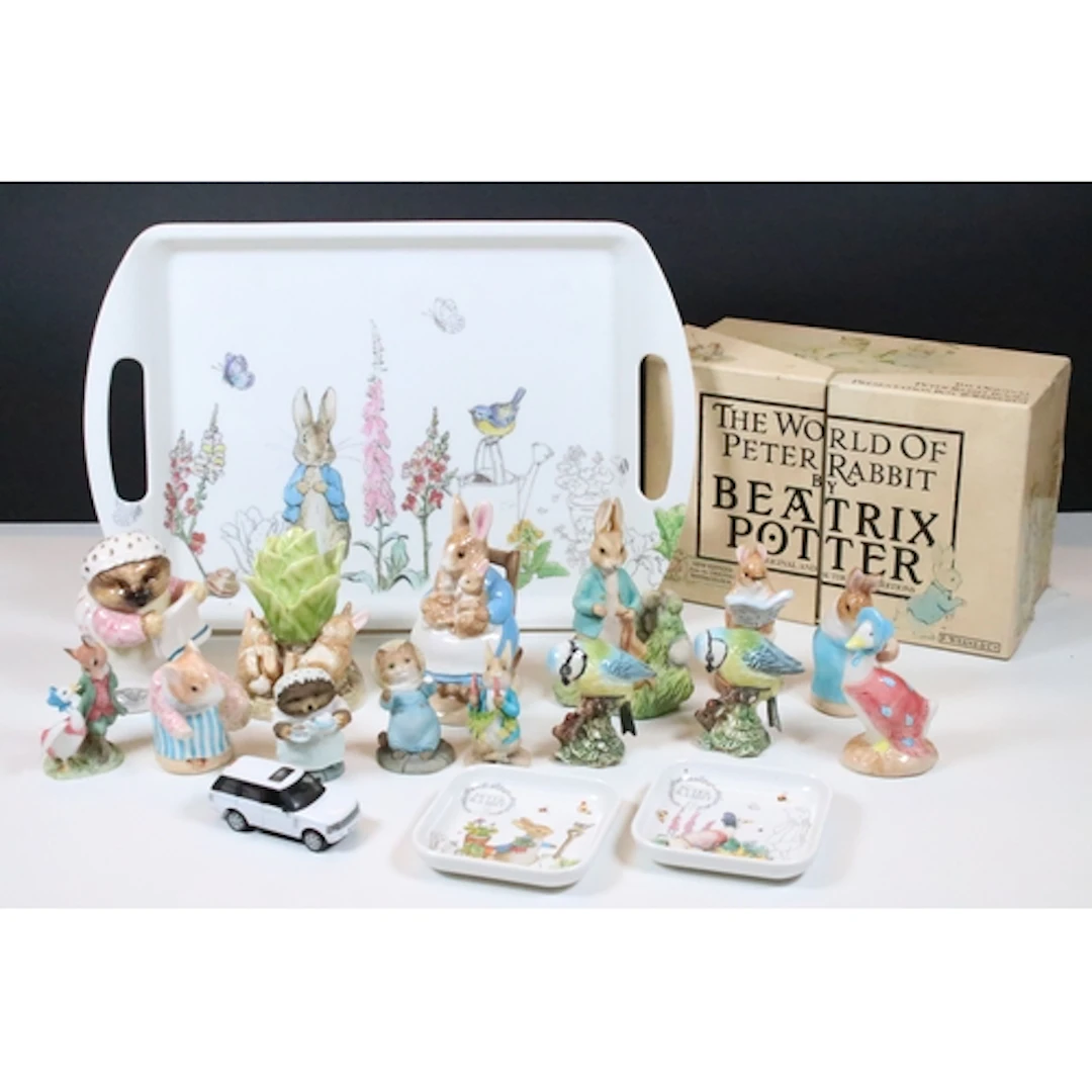 Collection of Border Fine Arts Beatrix Potter figures, compr...