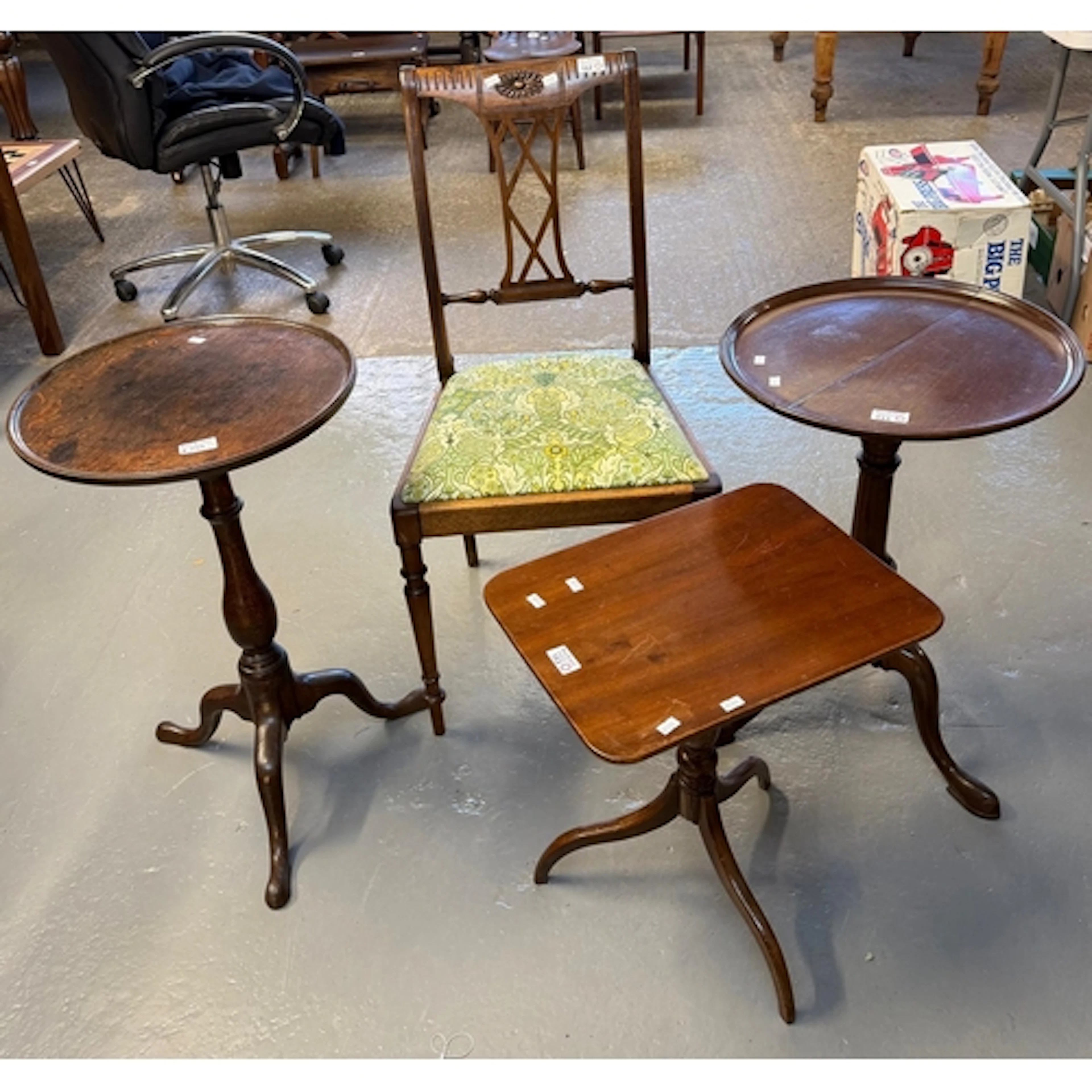 Group of small items of occasional furniture to include: thr...