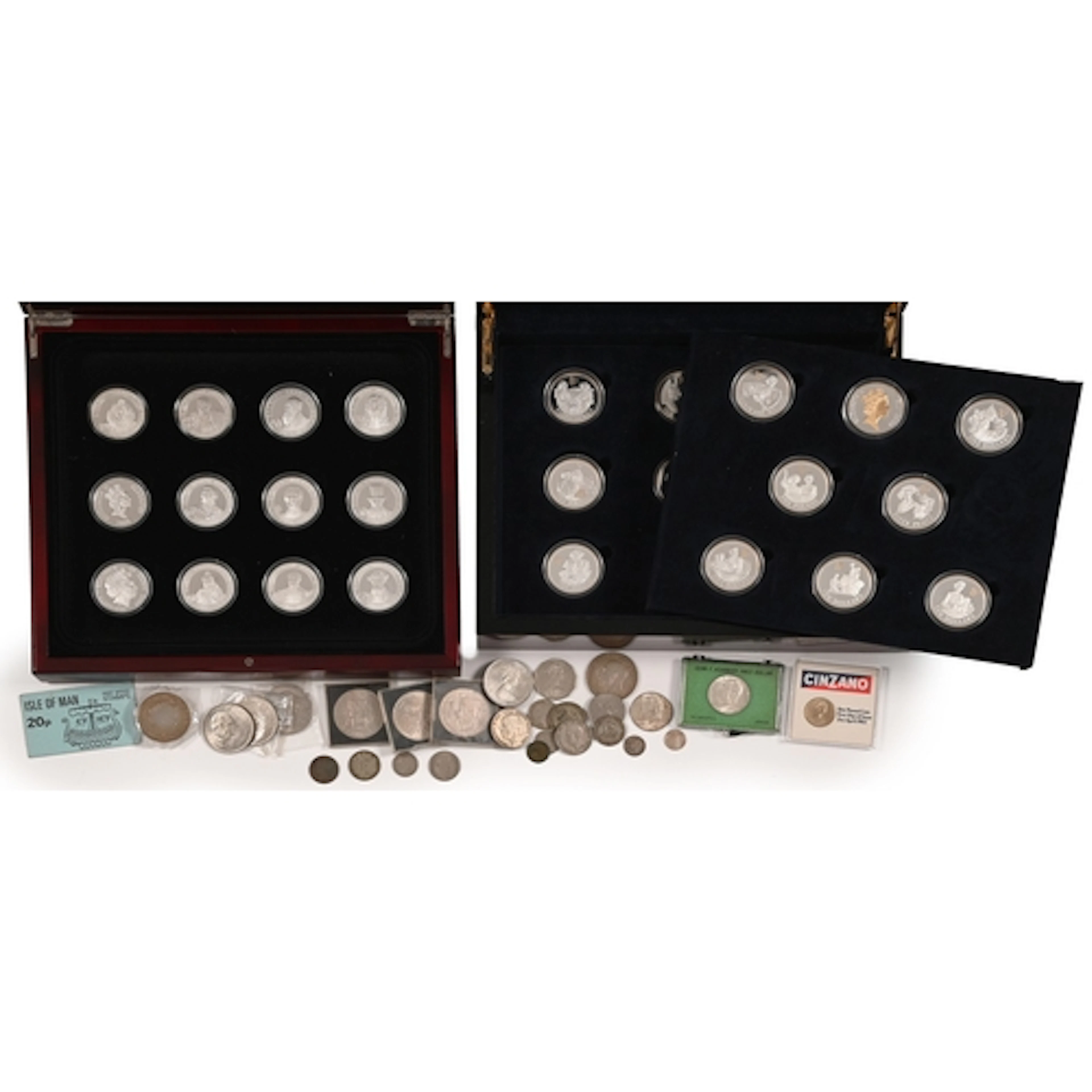 Proof silver coins. Various jurisdictions, Elizabeth II comm...