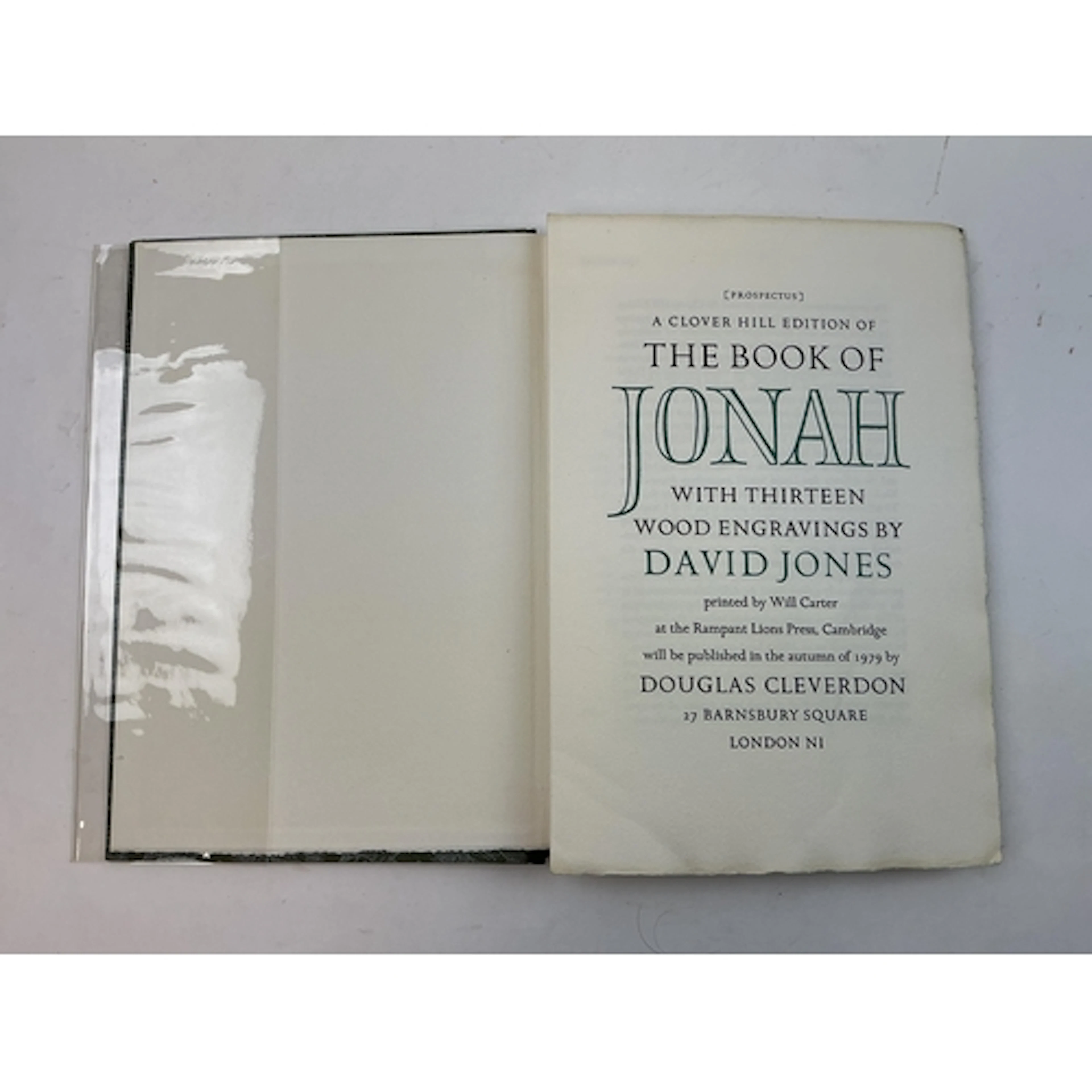 ° ° Jones (David, illustrator). The Book of Jonah: taken fro...