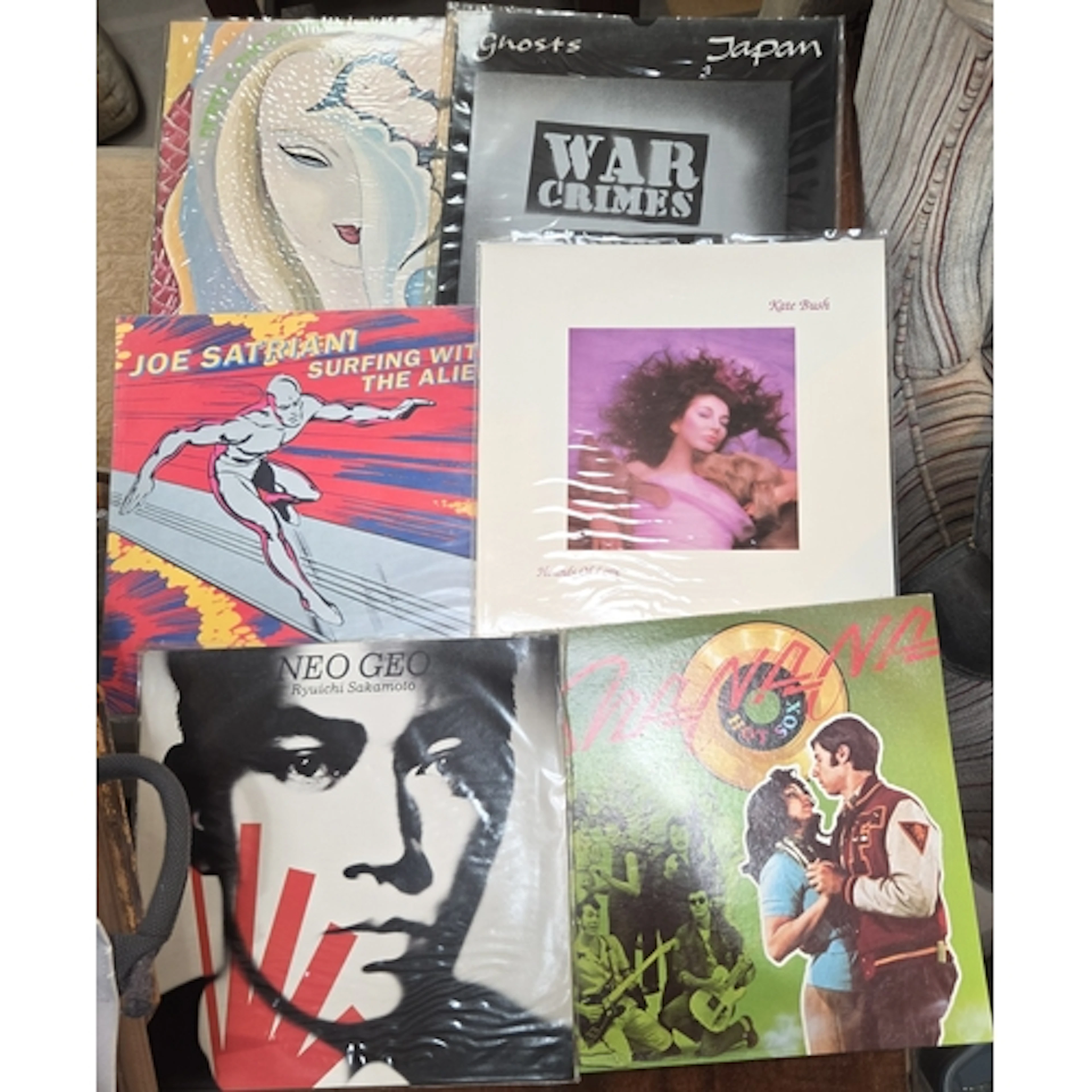 LPs Rock and Pop, Kate Bush, Japan, Derek and the Dominoes, ...