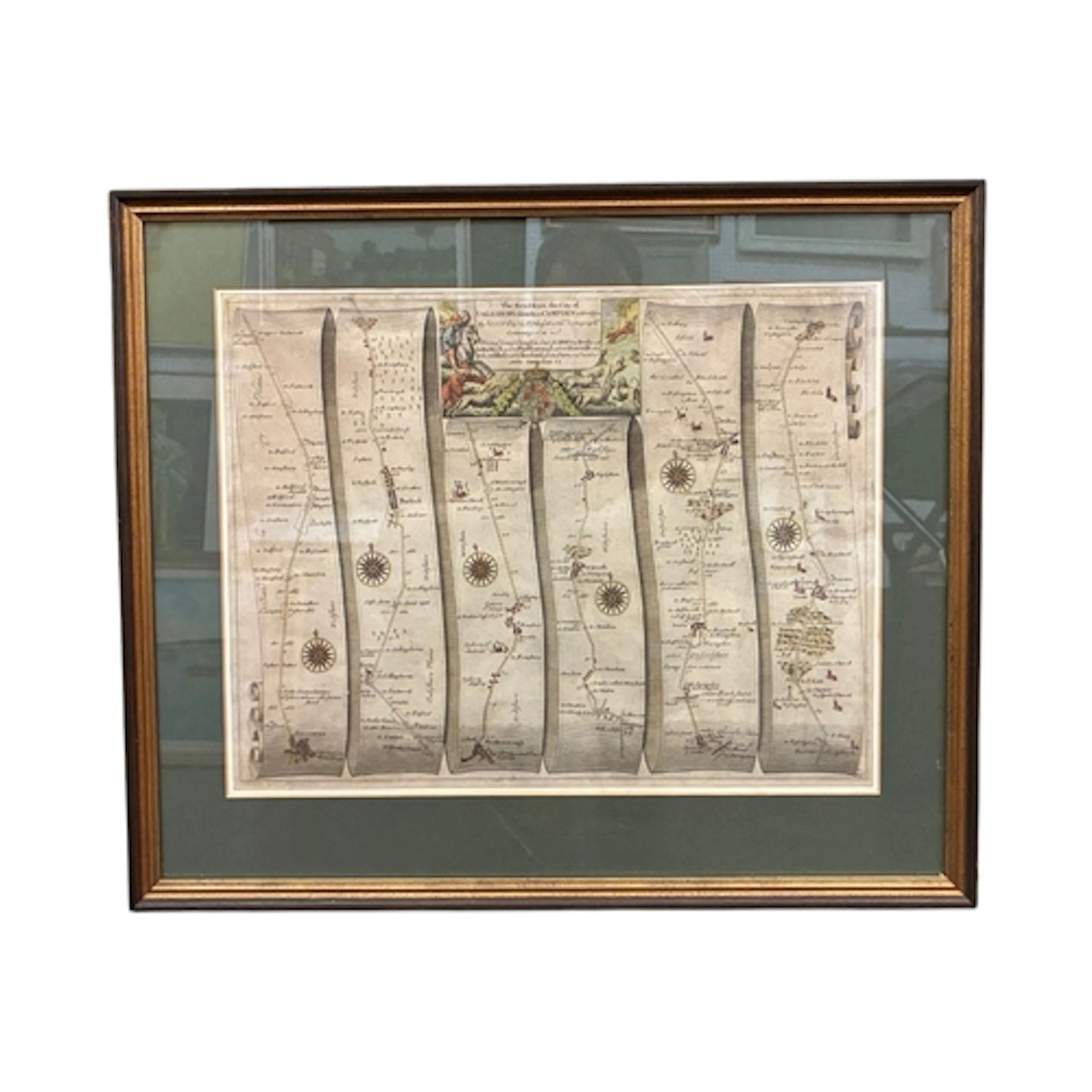 John Oligby (1600-1676) - 'The Road from the City of Salisbu...