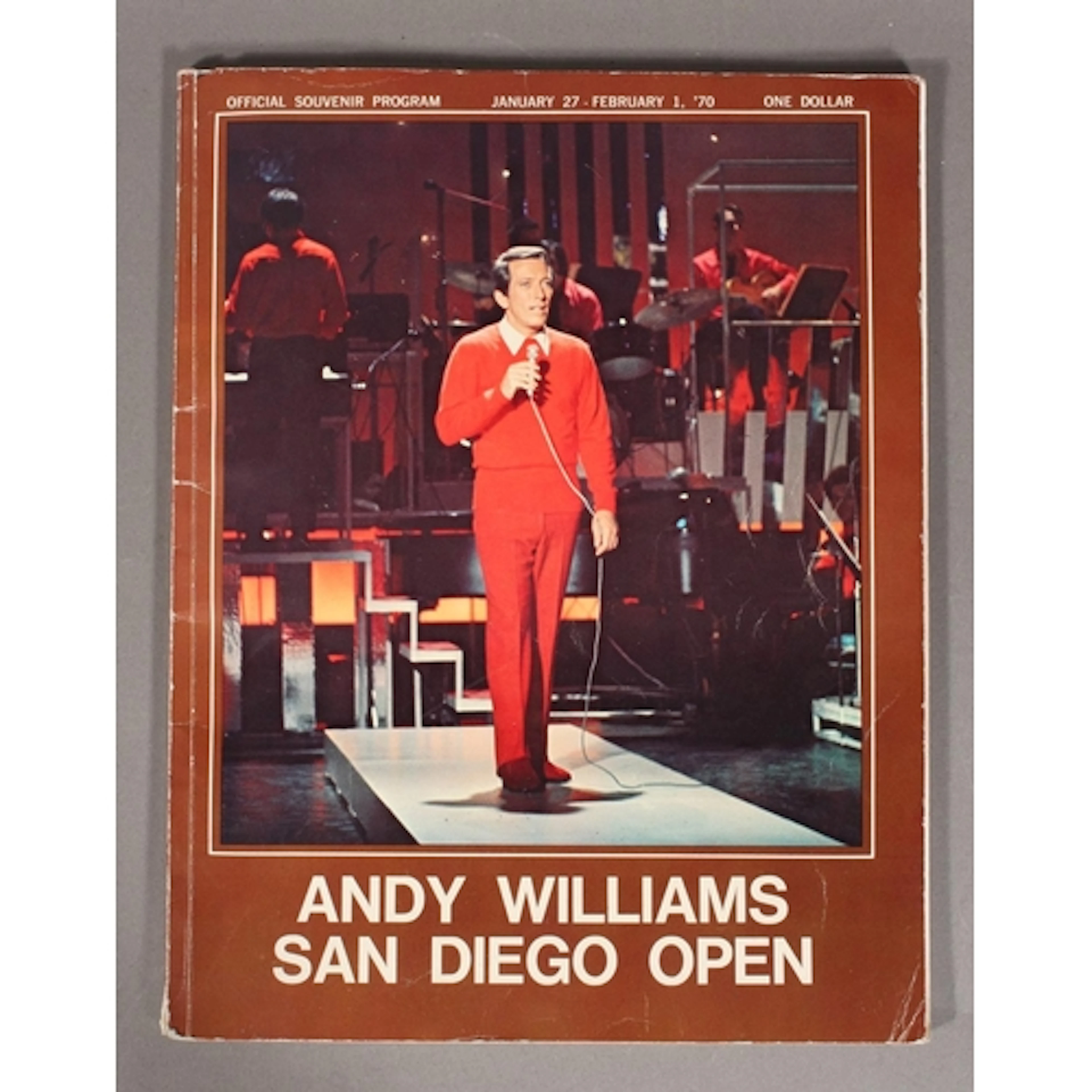 Andy Williams San Diego Open Official Souvenir Program Janua...